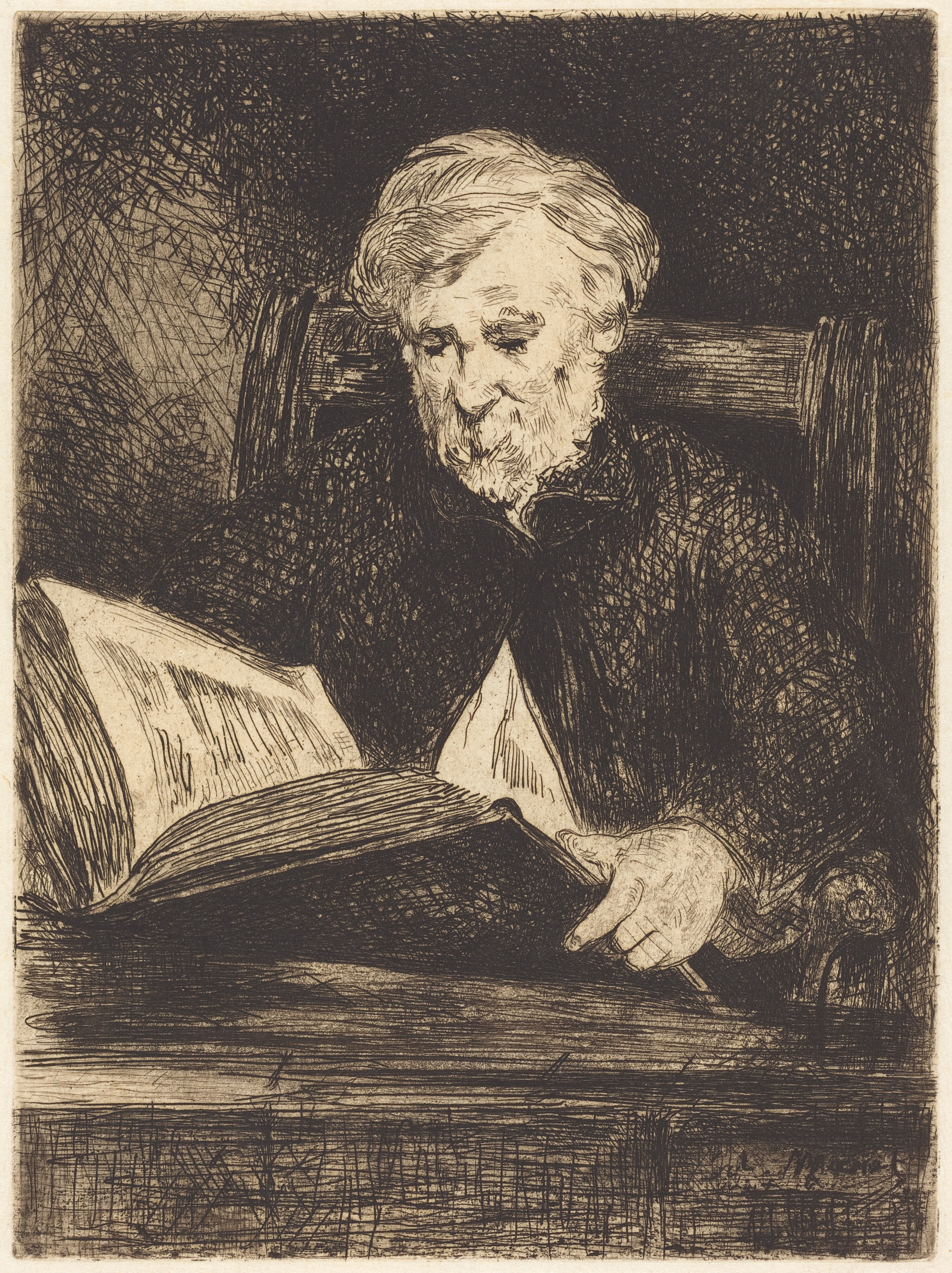 The Reader (Le liseur) - Édouard Manet