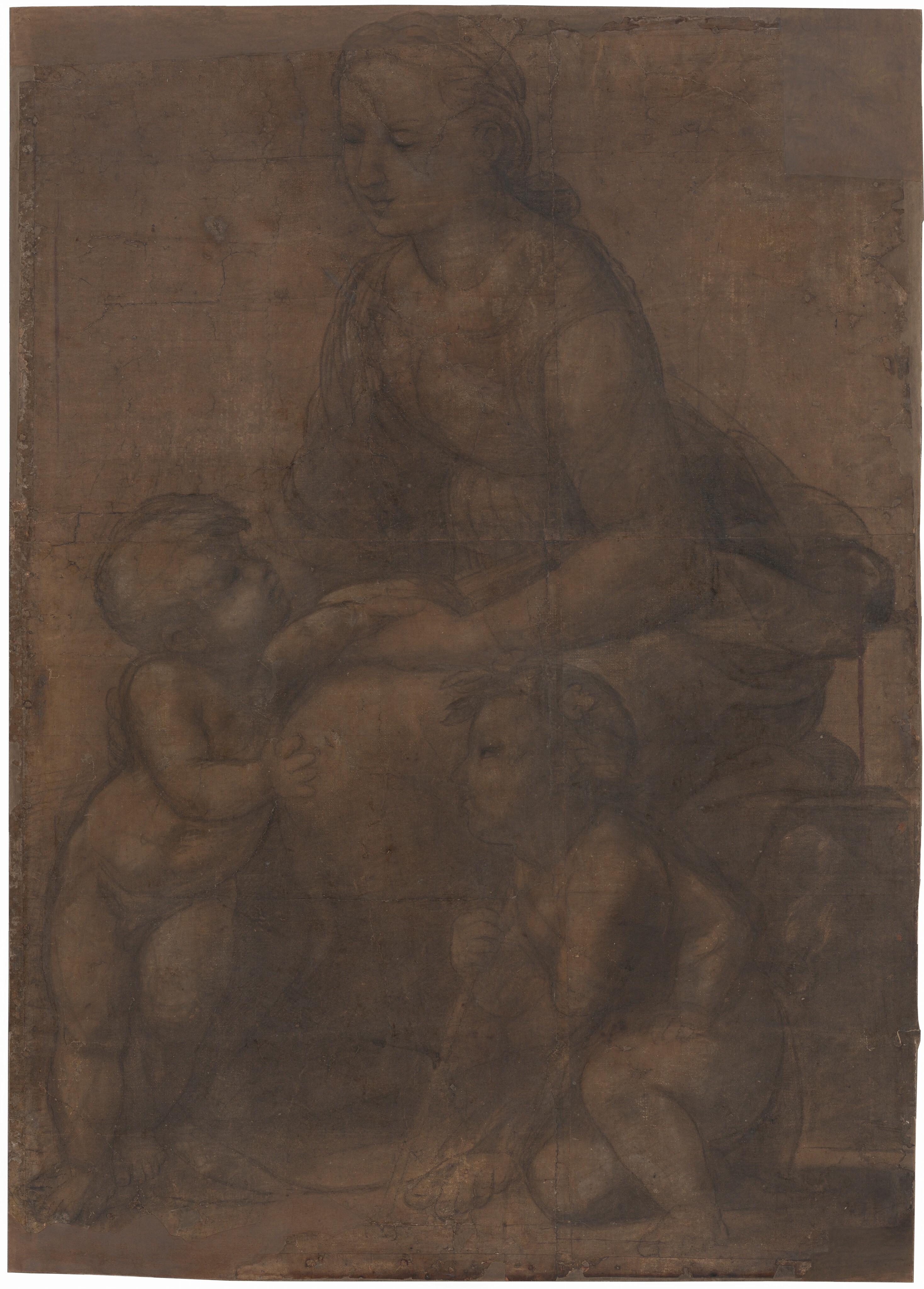 The Madonna and Child with Saint John the Baptist - Raphael