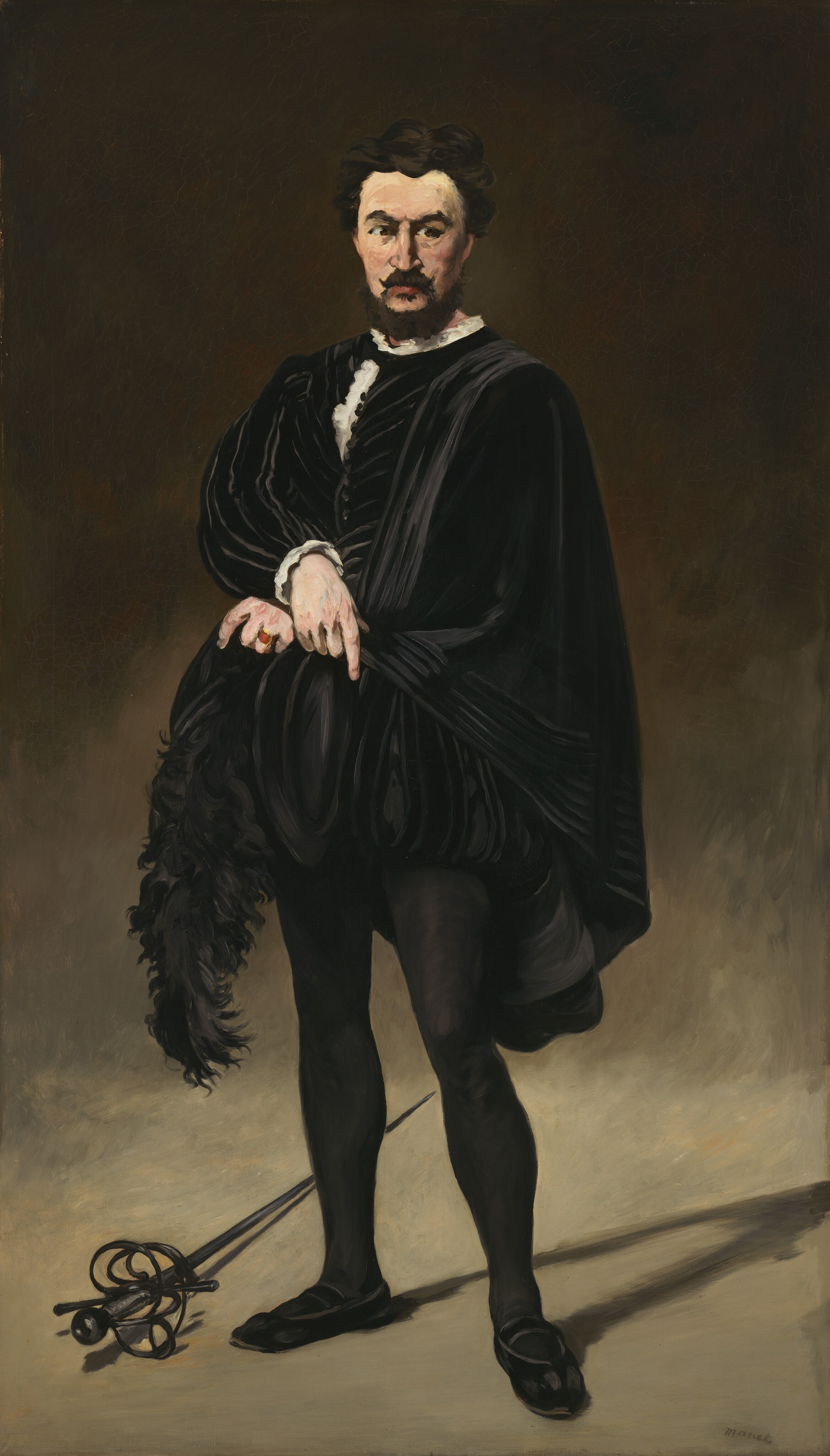 The Tragic Actor (Rouvière as Hamlet) - Édouard Manet