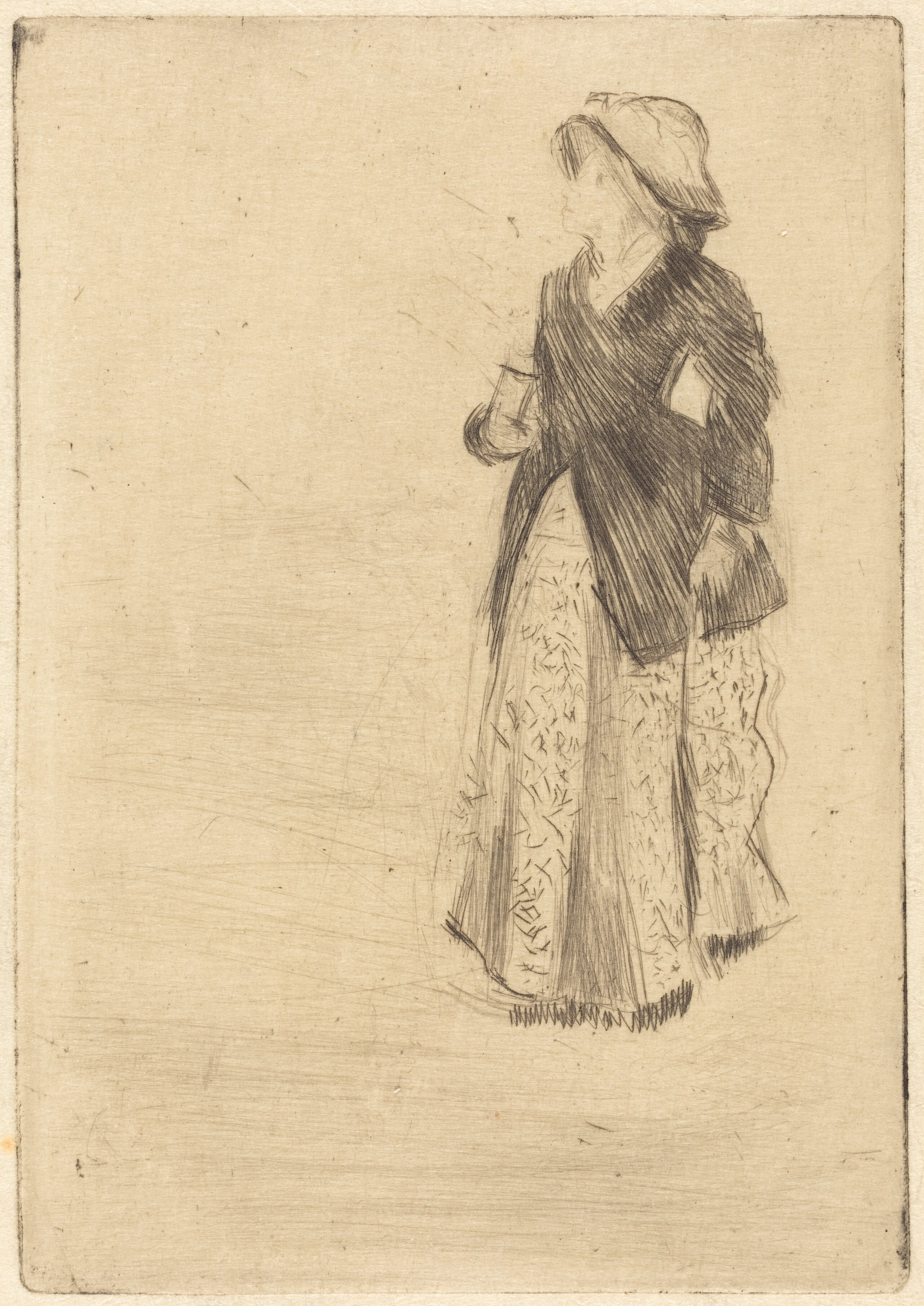 The Actress Ellen Andrée - Edgar Degas