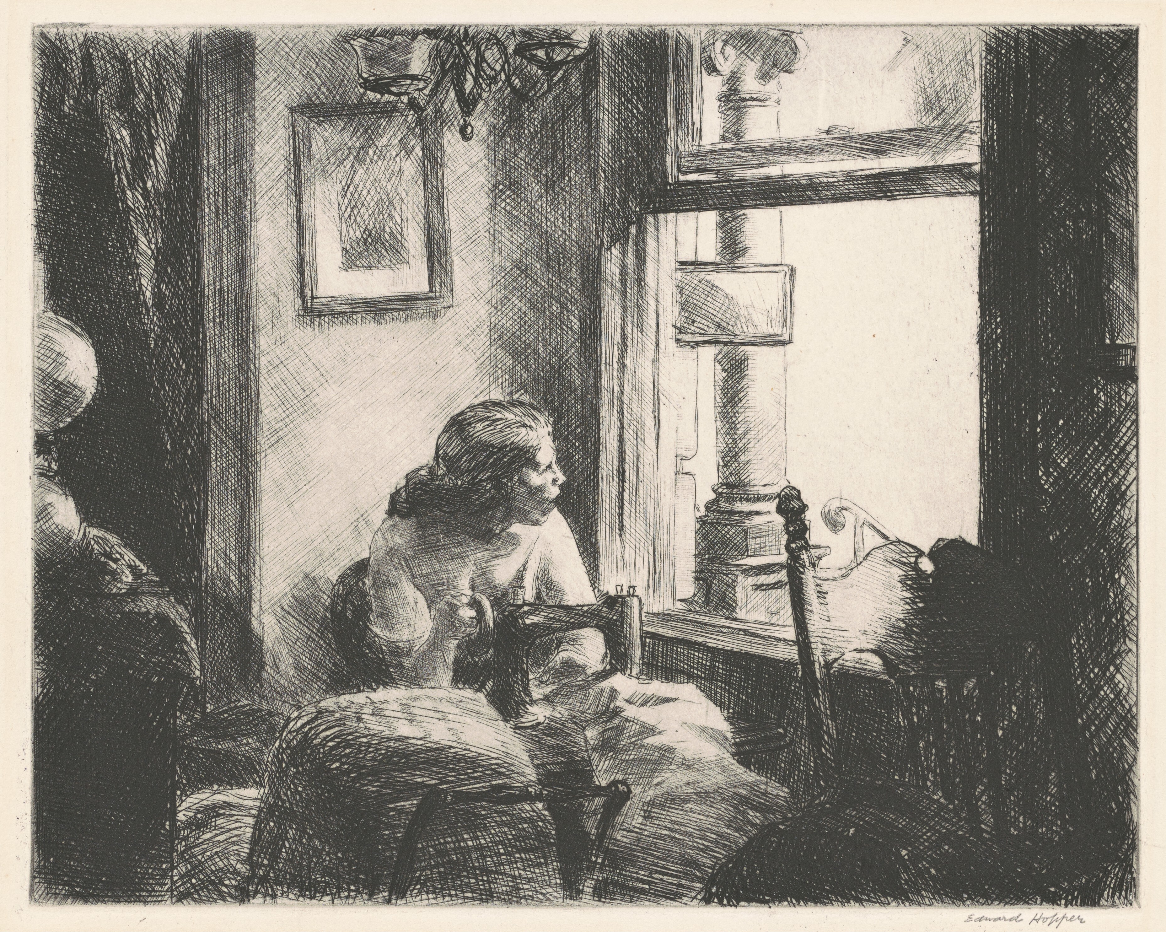 East Side Interior - Edward Hopper