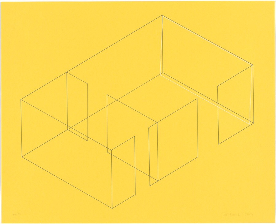 Untitled from Eight Variations for Galerie Heiner Friedrich (Acht Variationen für die Galerie Heiner Friedrich) - Caspar David Friedrich