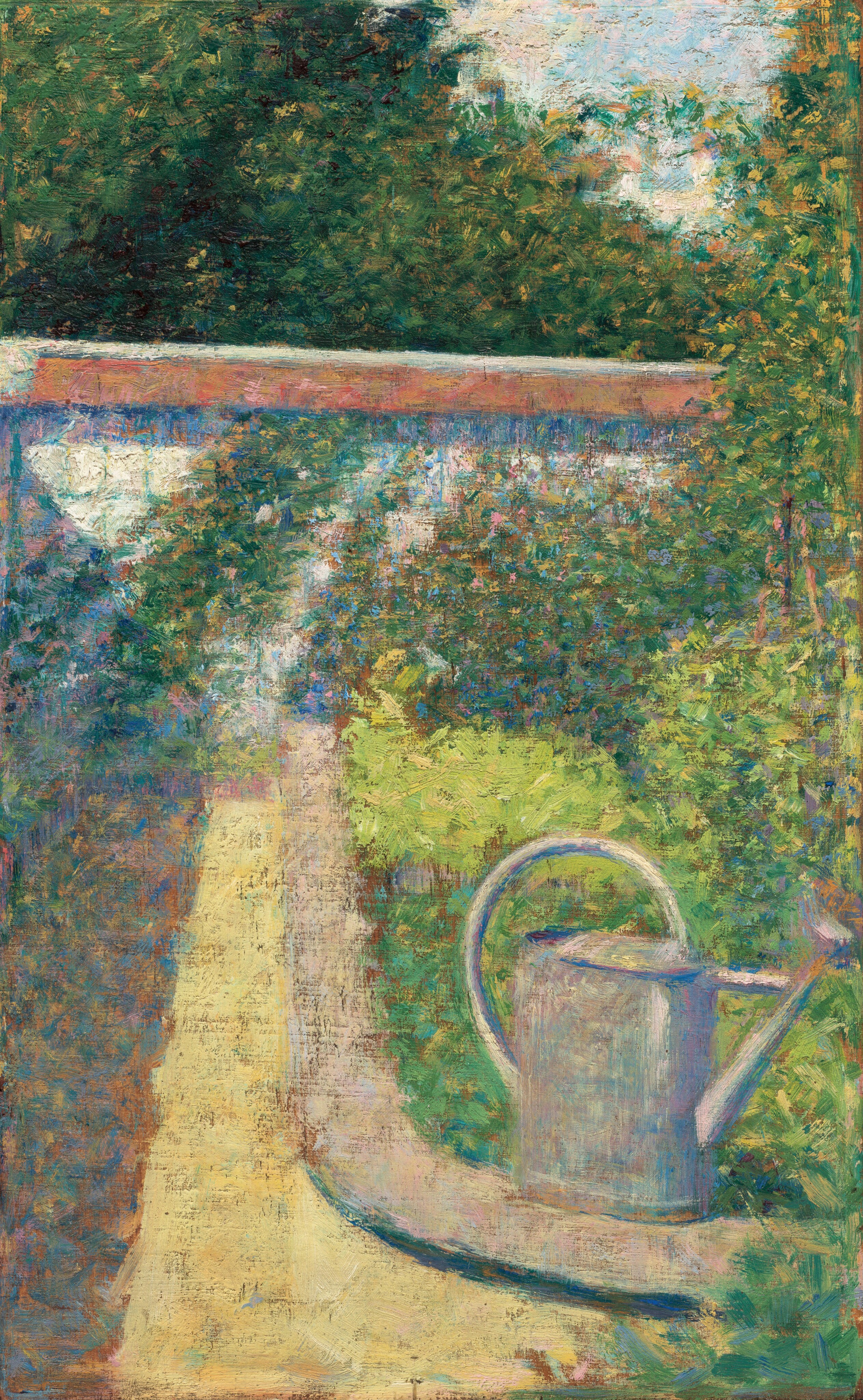 The Watering Can - Garden at Le Raincy - Georges Seurat