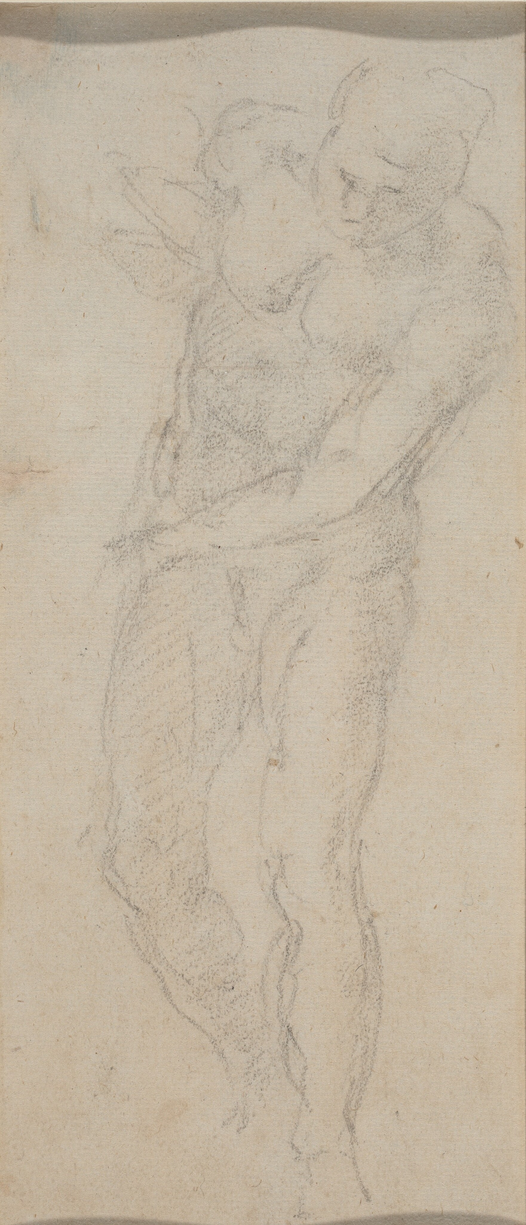 Male Nude [verso] - Michelangelo
