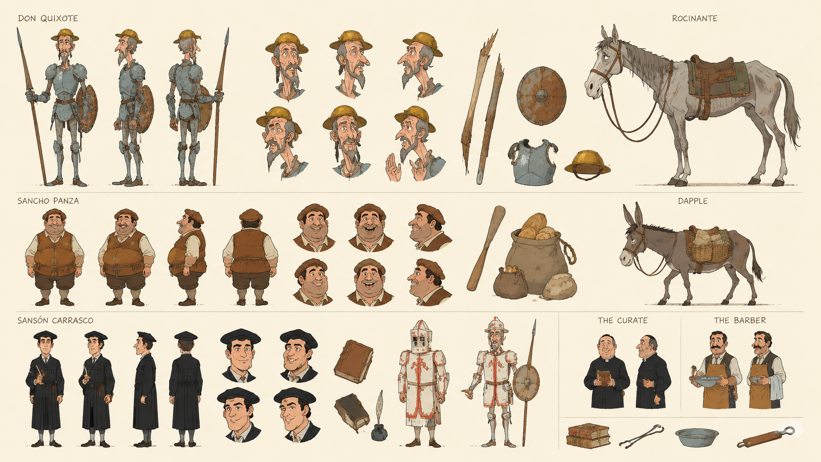 Character · 10 分钟读懂《堂吉诃德》—— 一个读骑士小说读到发疯的老乡绅