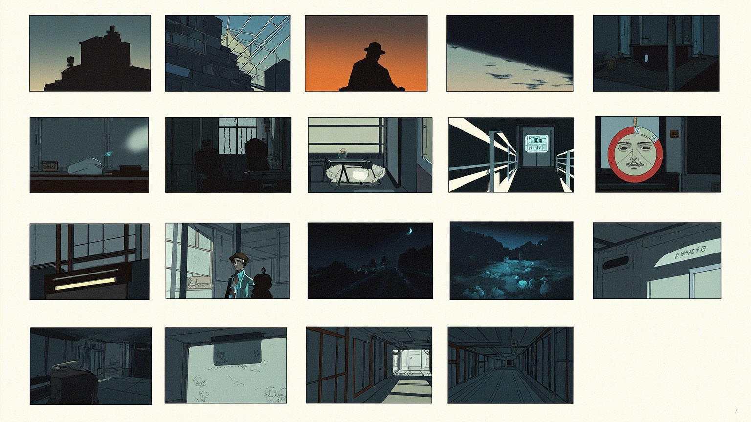 Composition · 10 minutes to Hard-Boiled Wonderland and the End of the World — two worlds, and one man who stays behind