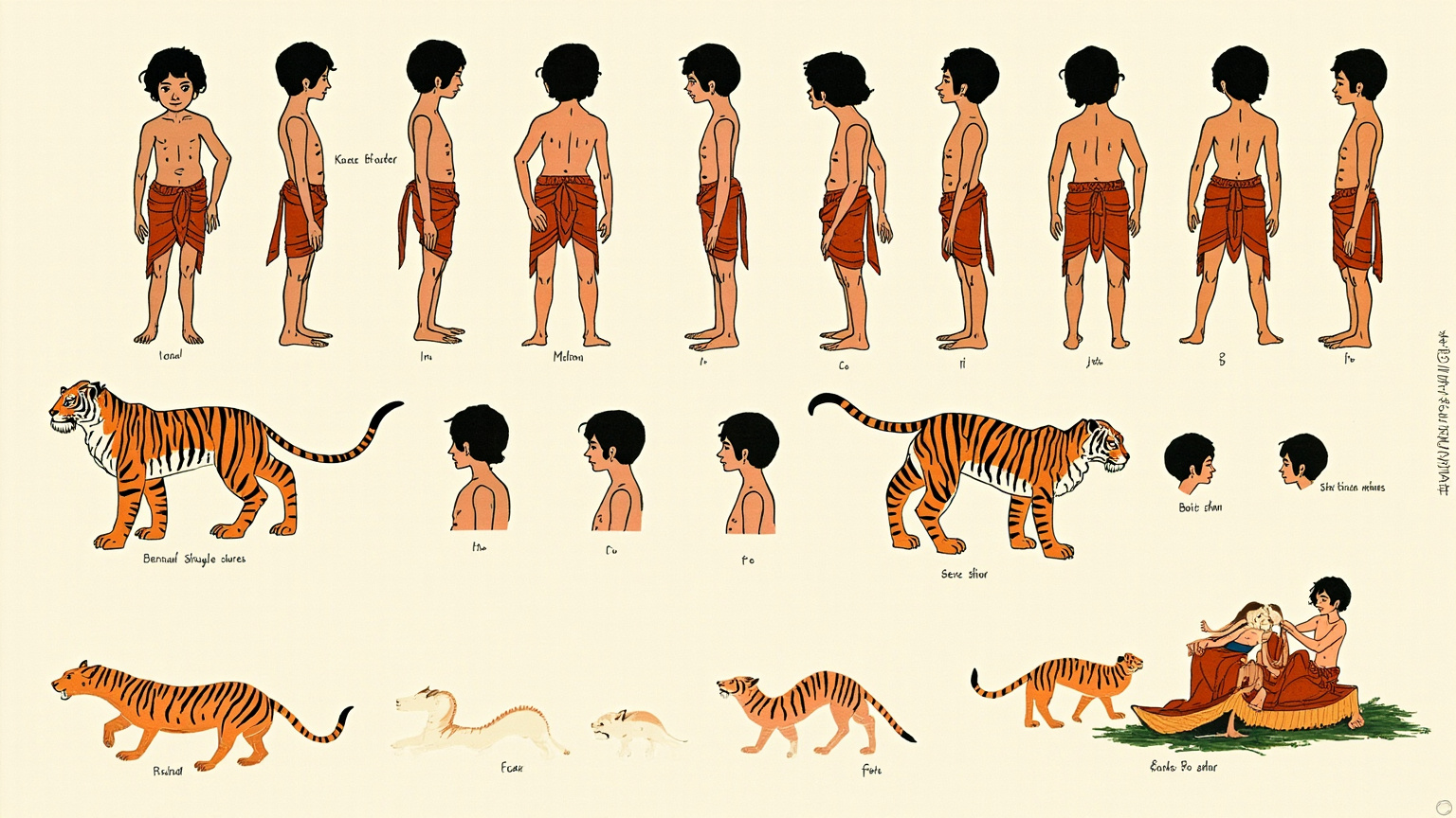 Character · The Jungle Book in 10 Minutes: A Boy at Home Neither With the Pack Nor the Village