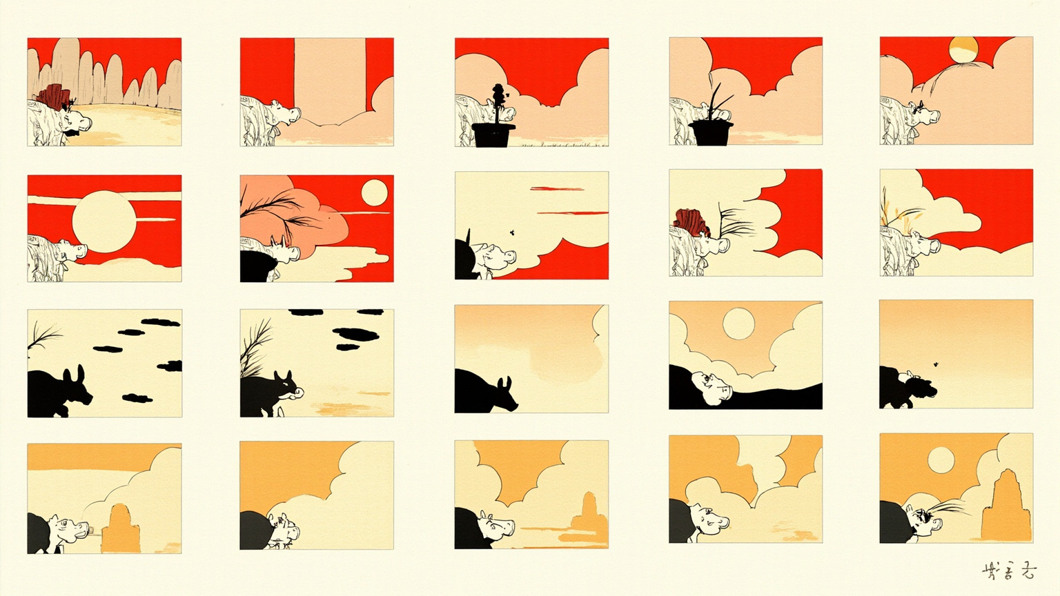 构图 · 10 分钟读懂《生死疲劳》——一头驴，一头牛，和半个中国的土地