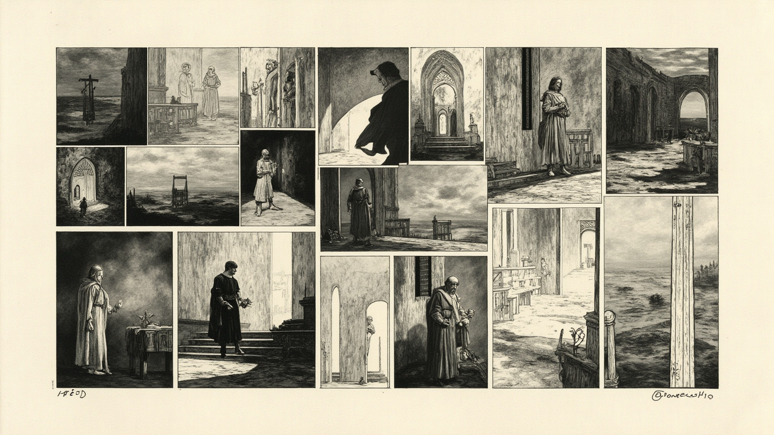 Composition · Reading Melmoth the Wanderer — Nine Nested Layers, and Who Dies for Whom