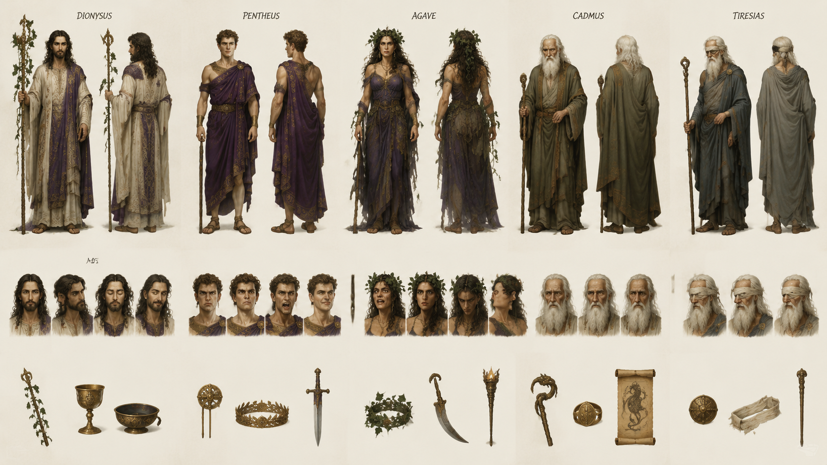 Character · The Bacchae in 10 Minutes: God, Man, and Frenzy at the Palace Gates
