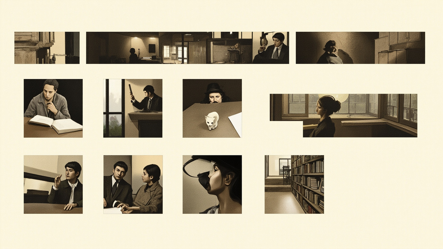 Composition · The Elegance of the Hedgehog: a whole library hidden inside a concierge's lodge