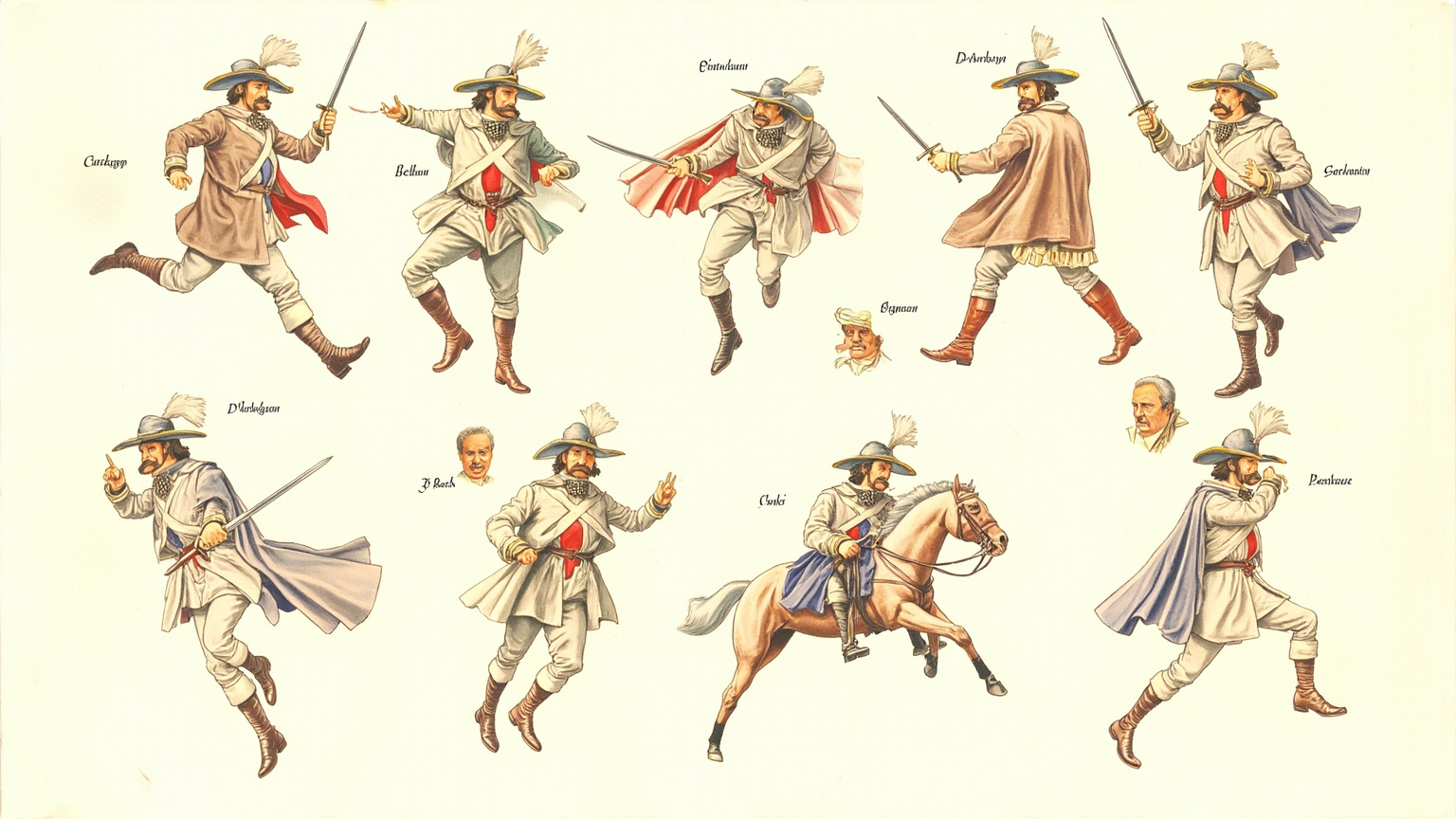 Character · A Guide to Twenty Years After — four men, forty years old, and a friendship still standing