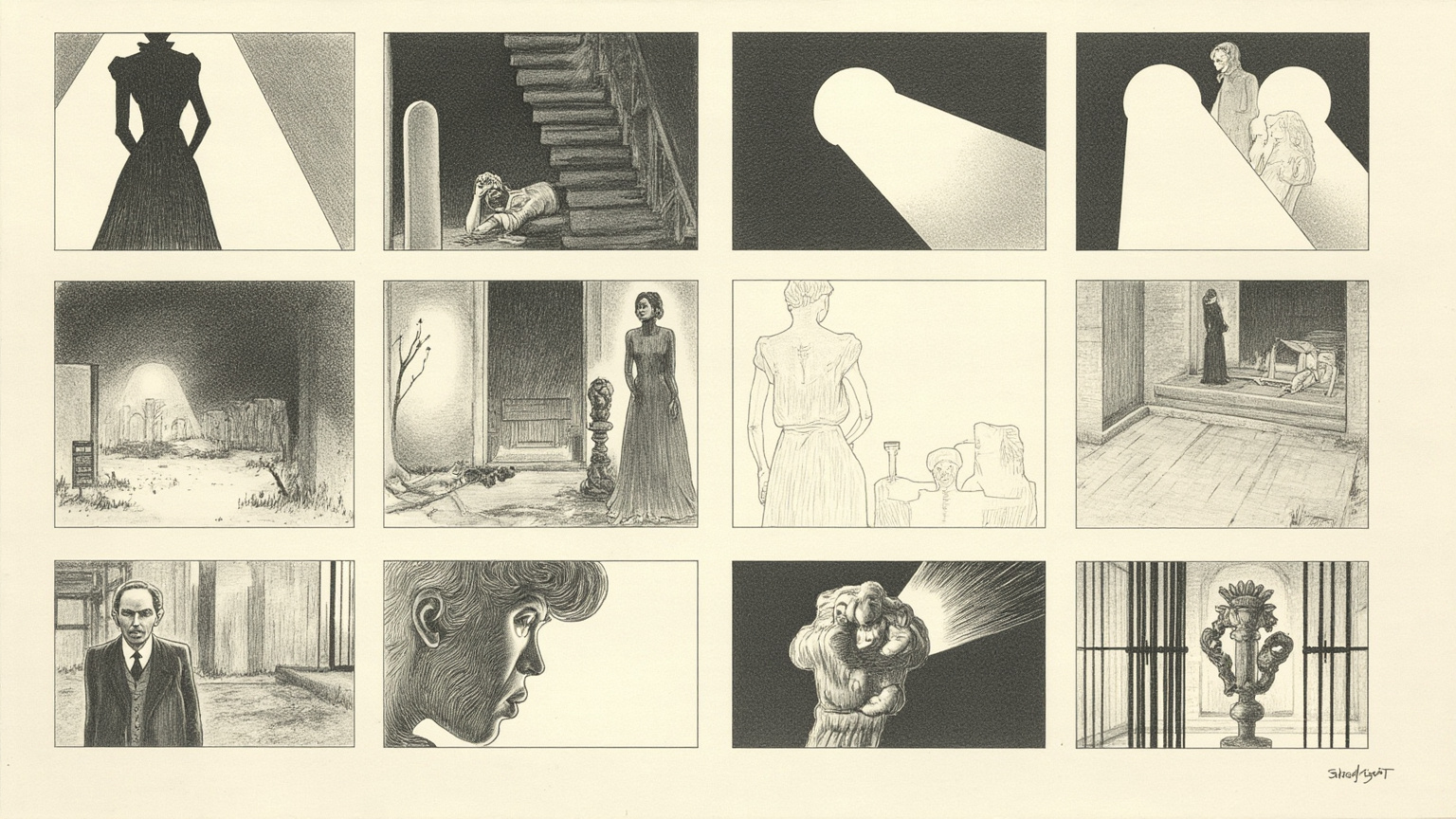 Composition · The Woman in White in 10 Minutes: An Identity Murder in a Victorian Parlor