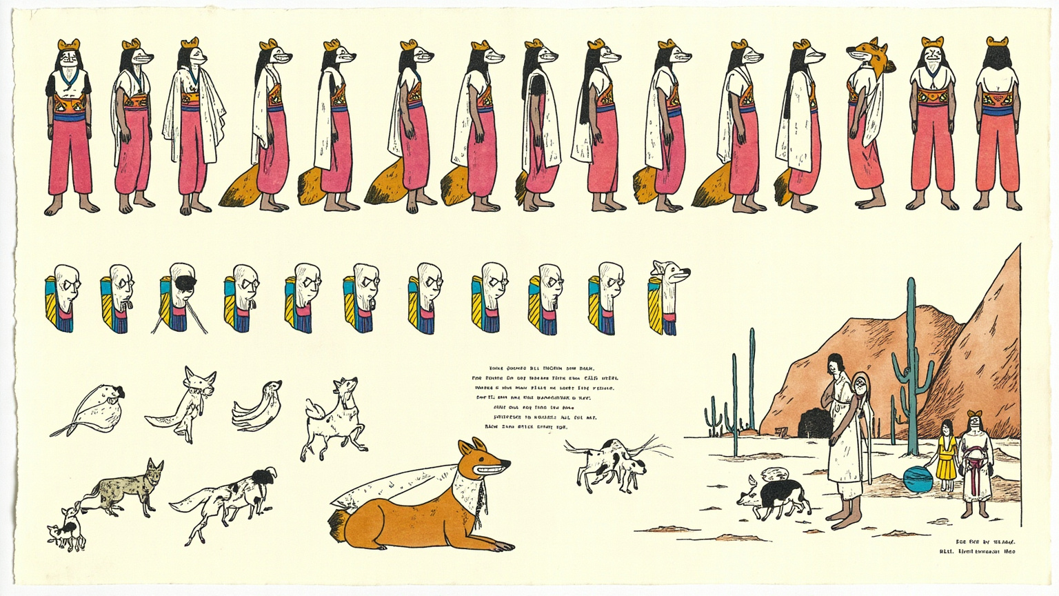 Character · Zuni Folk Tales in 10 Minutes — A Universe at the Foot of an Adobe Wall