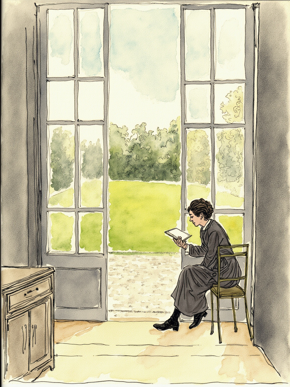 Chloe liked Olivia. They shared a laboratory devised by other women, and because of that shared inheritance, their thoughts were not for men.