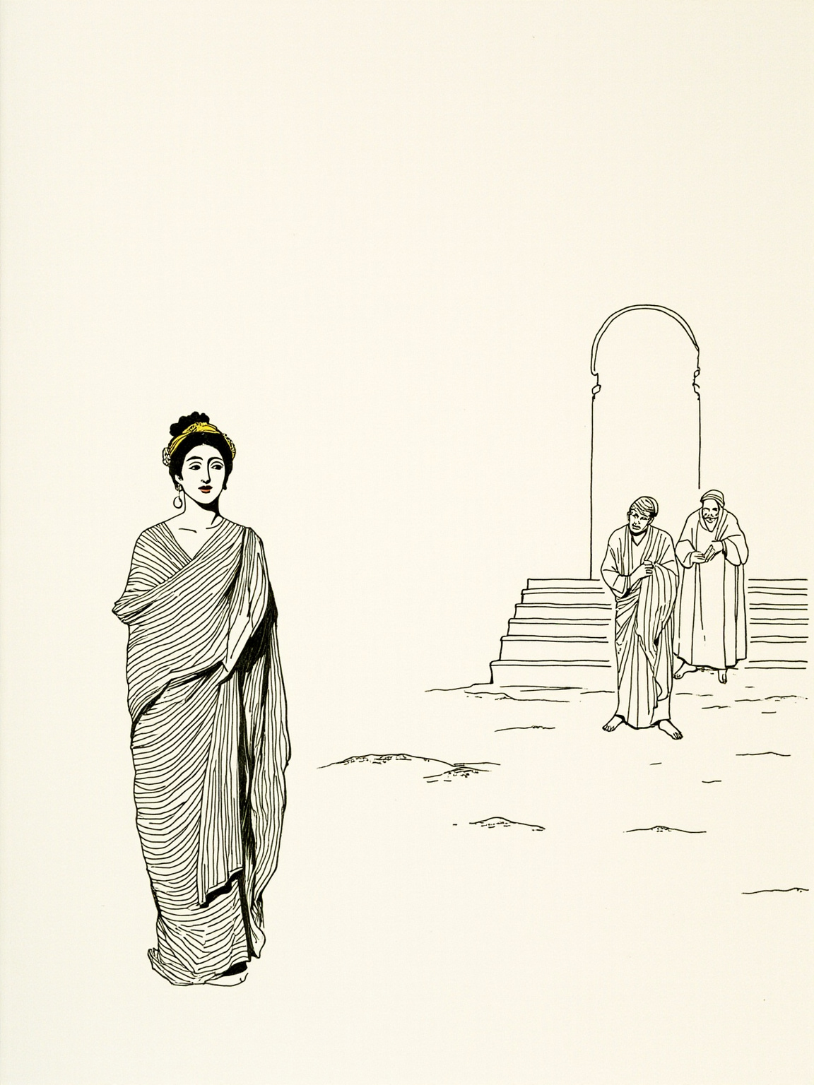 Apollo, Apollo! See me, earth-born seeress; he waits there by the gates, two-bodied curse.