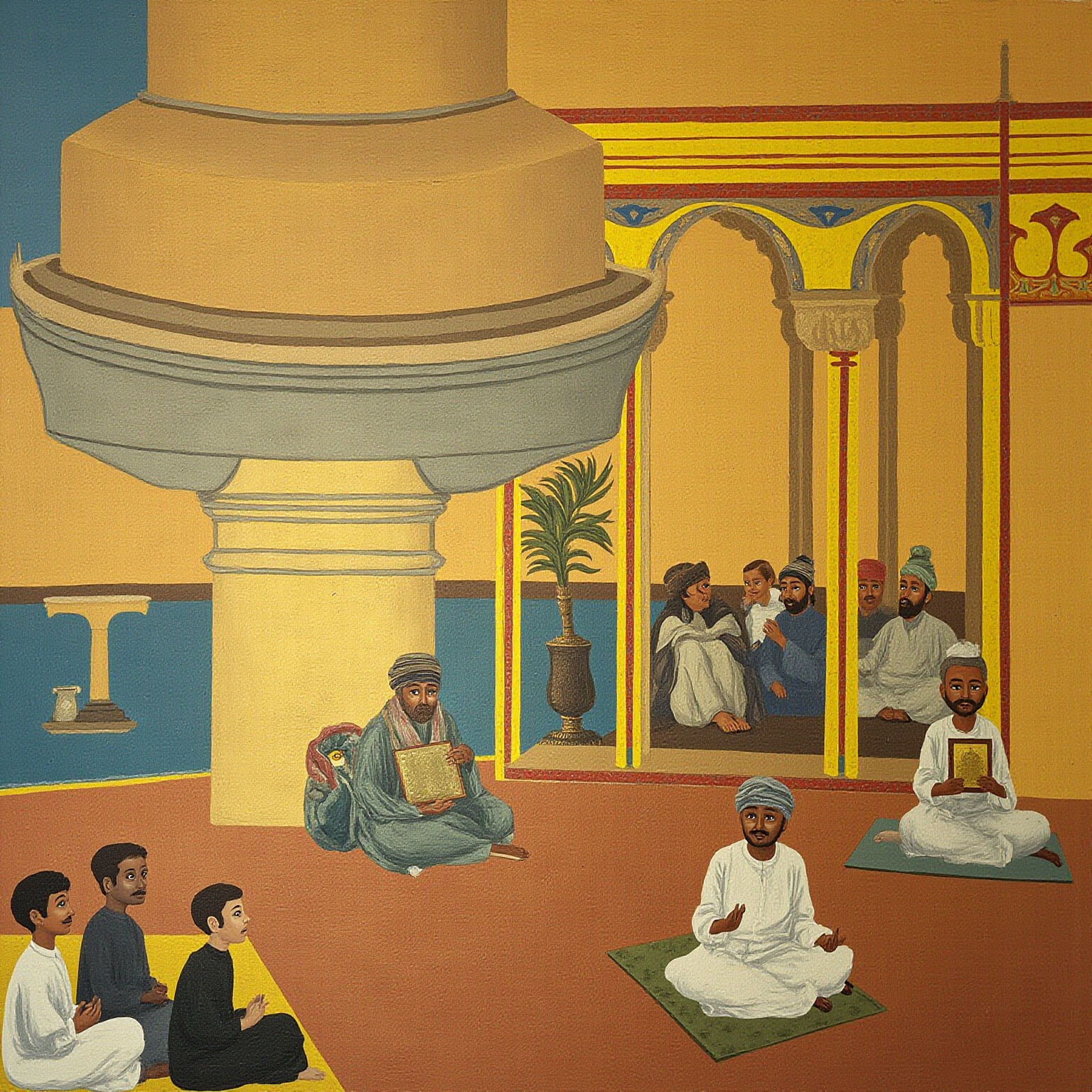 The shaykh and his assistant taught only one thing — to force the boy to memorize, a slap for each slip.