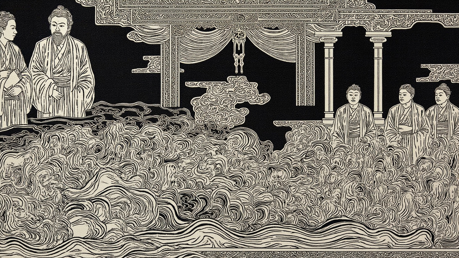 The Master said, 'Of those who were with me in Ch'an and Ts'ai, there are none to be found to enter my door.' 2.