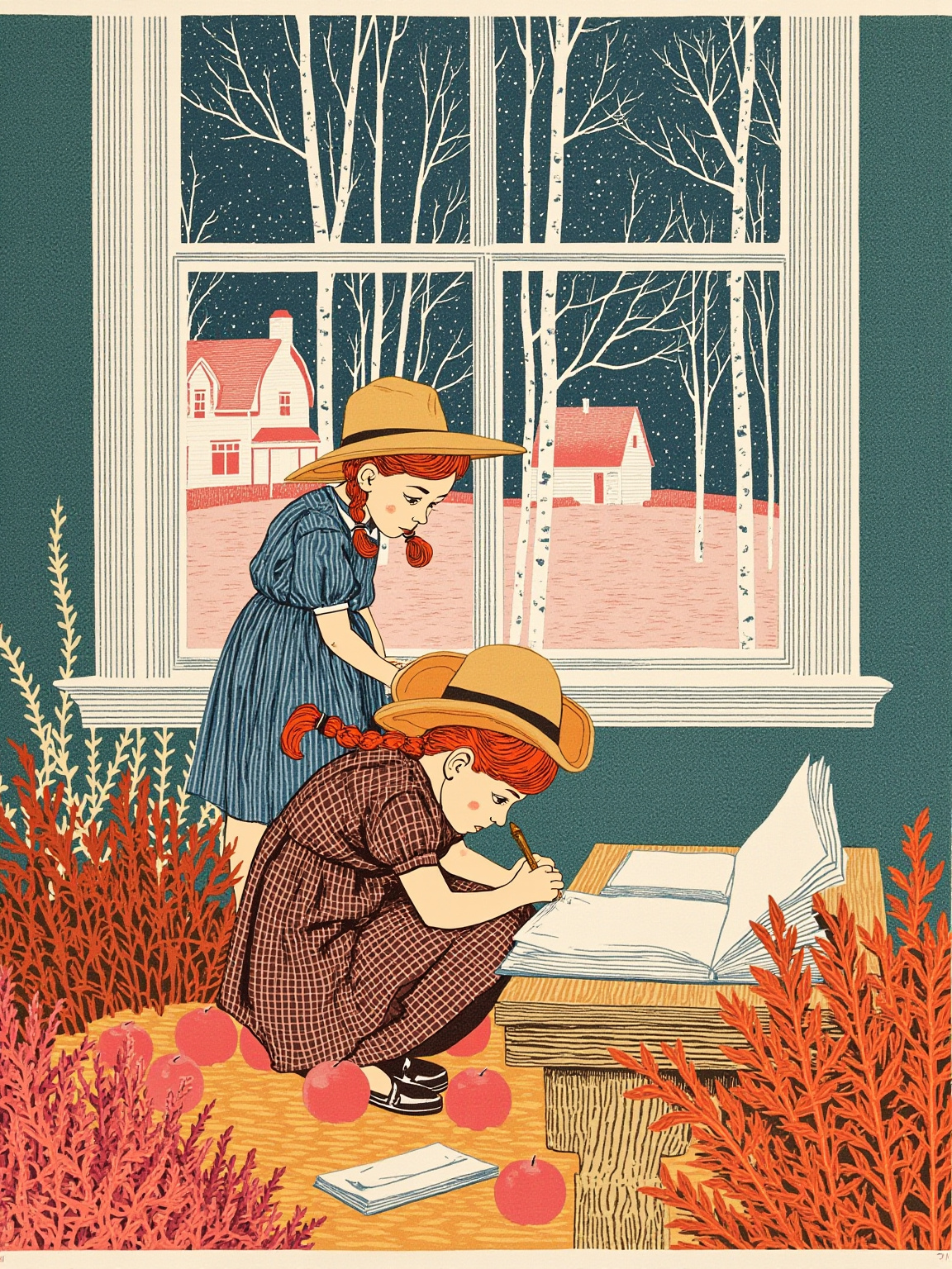 "You'll be back again next winter, but I suppose I've left the dear old school forever--if I have good luck, that is."
