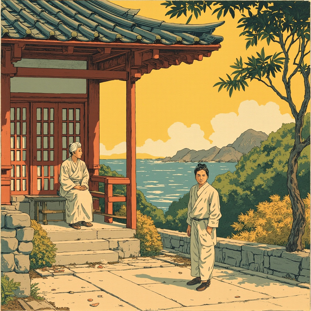 少爷，要是清死了，就把我葬在少爷家的寺院里吧。