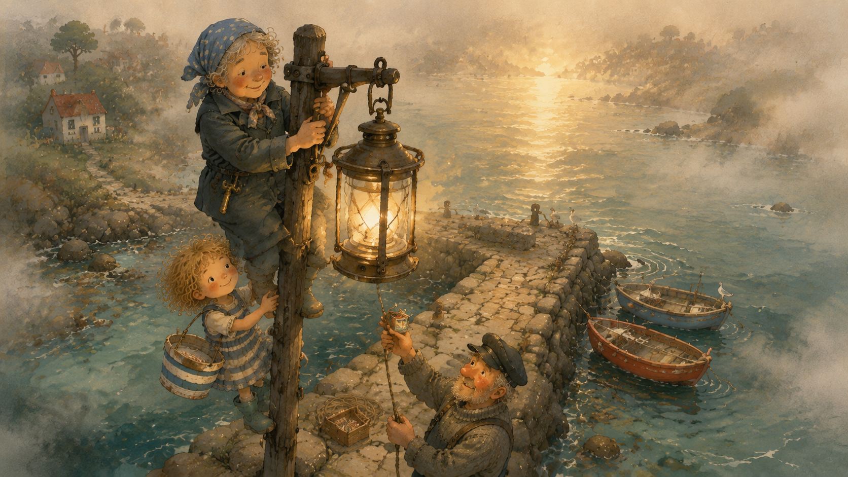 The Great Lantern is lit and the fog turns to honey