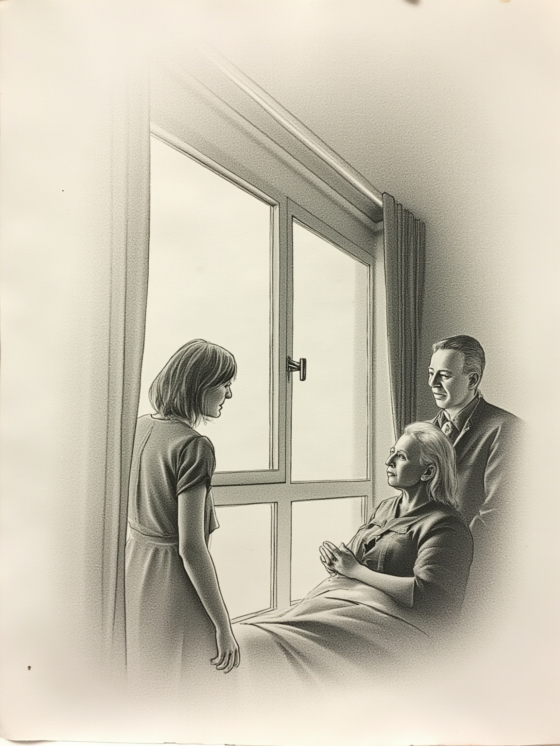 The ward was a cross-section of the whole country, laid out horizontally along the corridor.