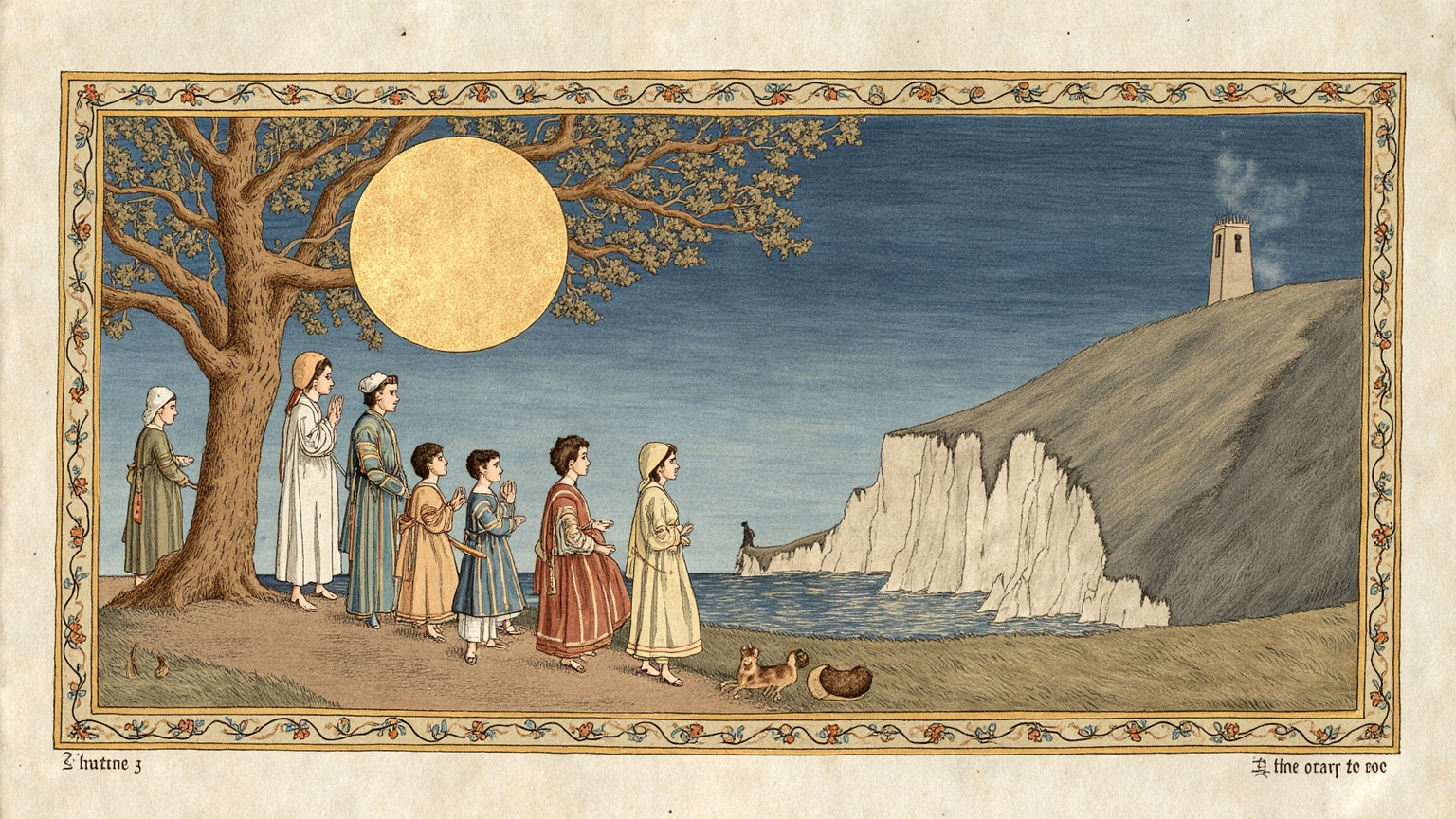 Madam, I speak for th' honour of the vow More than to urge my heart's deep longing now: For I have done as you commanded me, And if you please it, you may go and see.