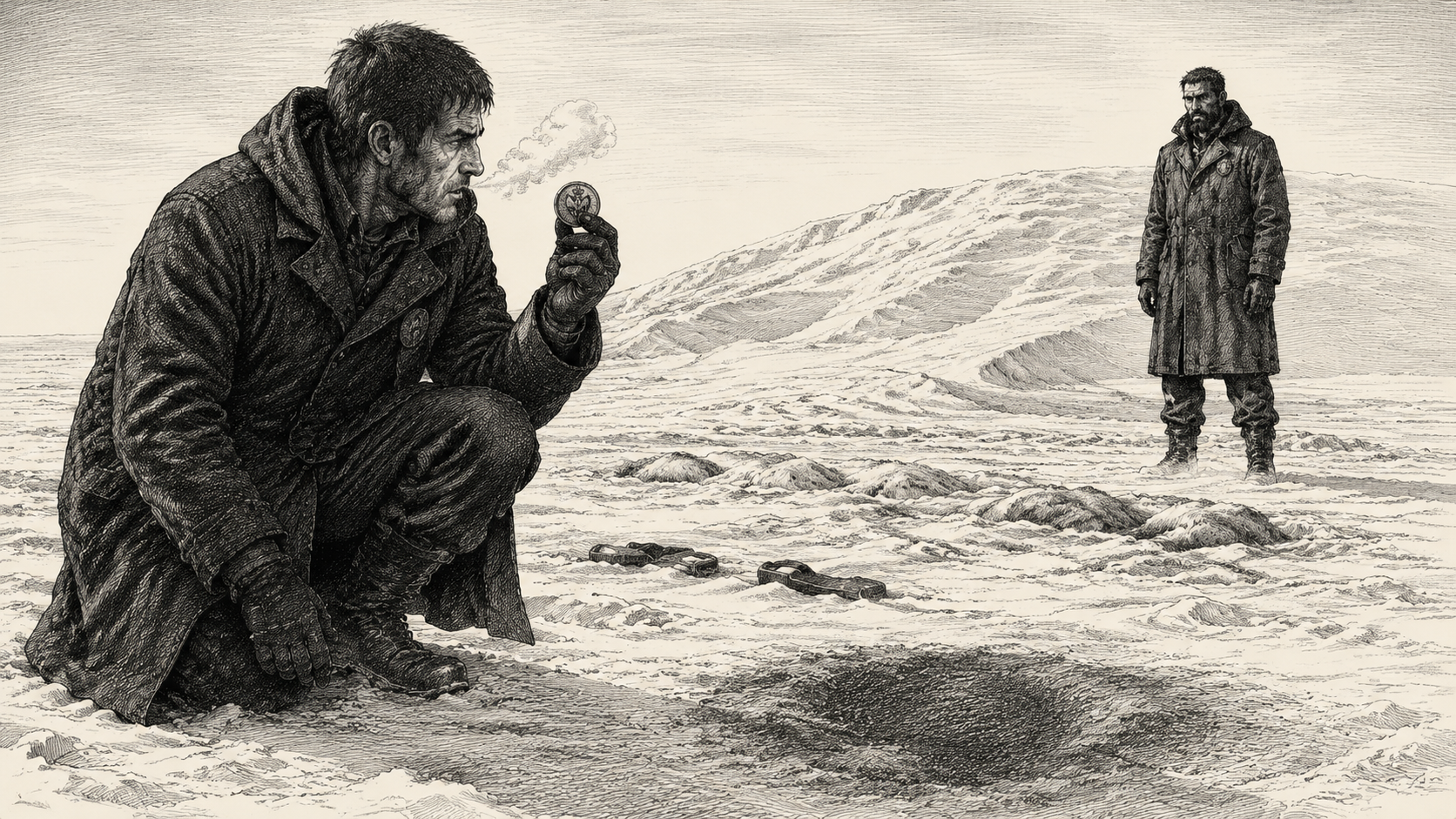 The drift site and the brass button