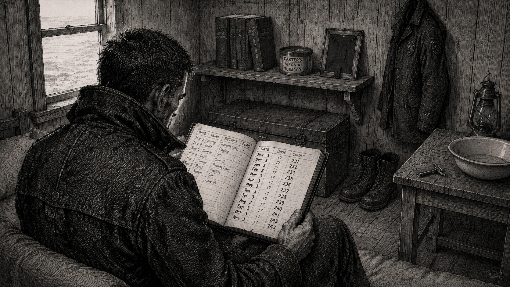 The ledger and the climbing count