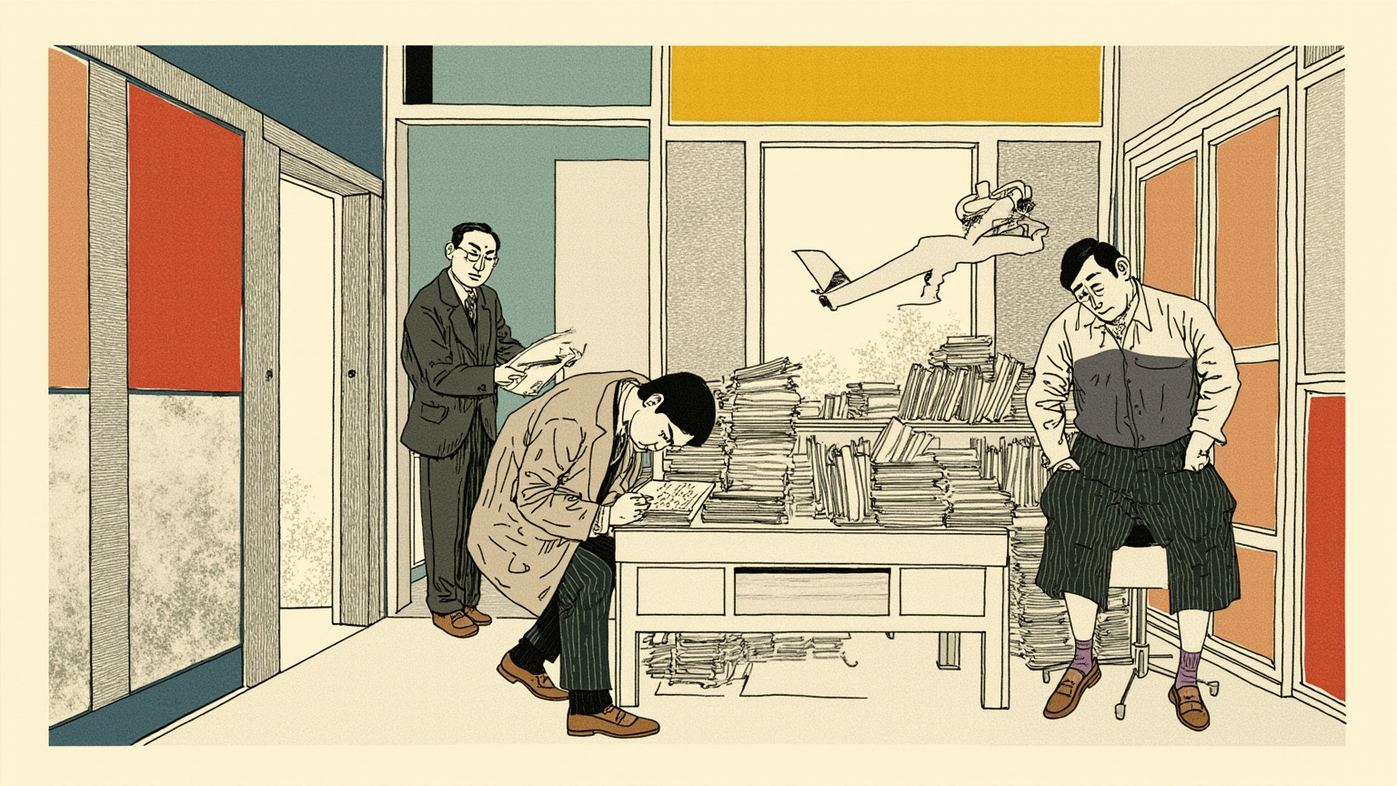 陈主任笑着说『出版是为文化』，转头把校对当螺丝钉用——改完，付一笔勉强够买药的薪水；改不完，罚。