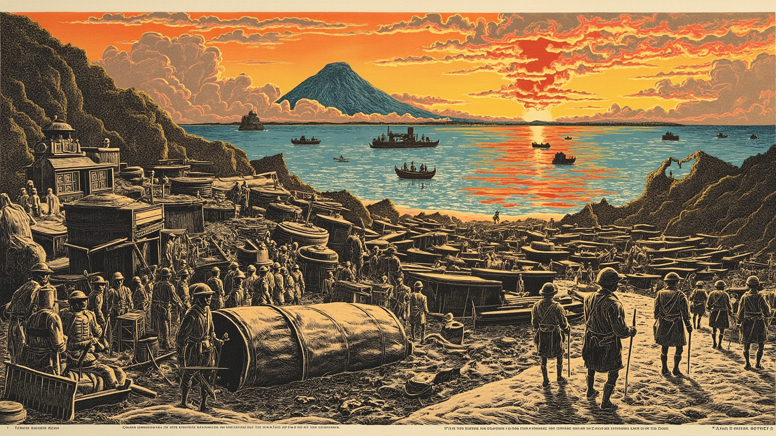 We scuttled the ships and committed ourselves to death or victory.