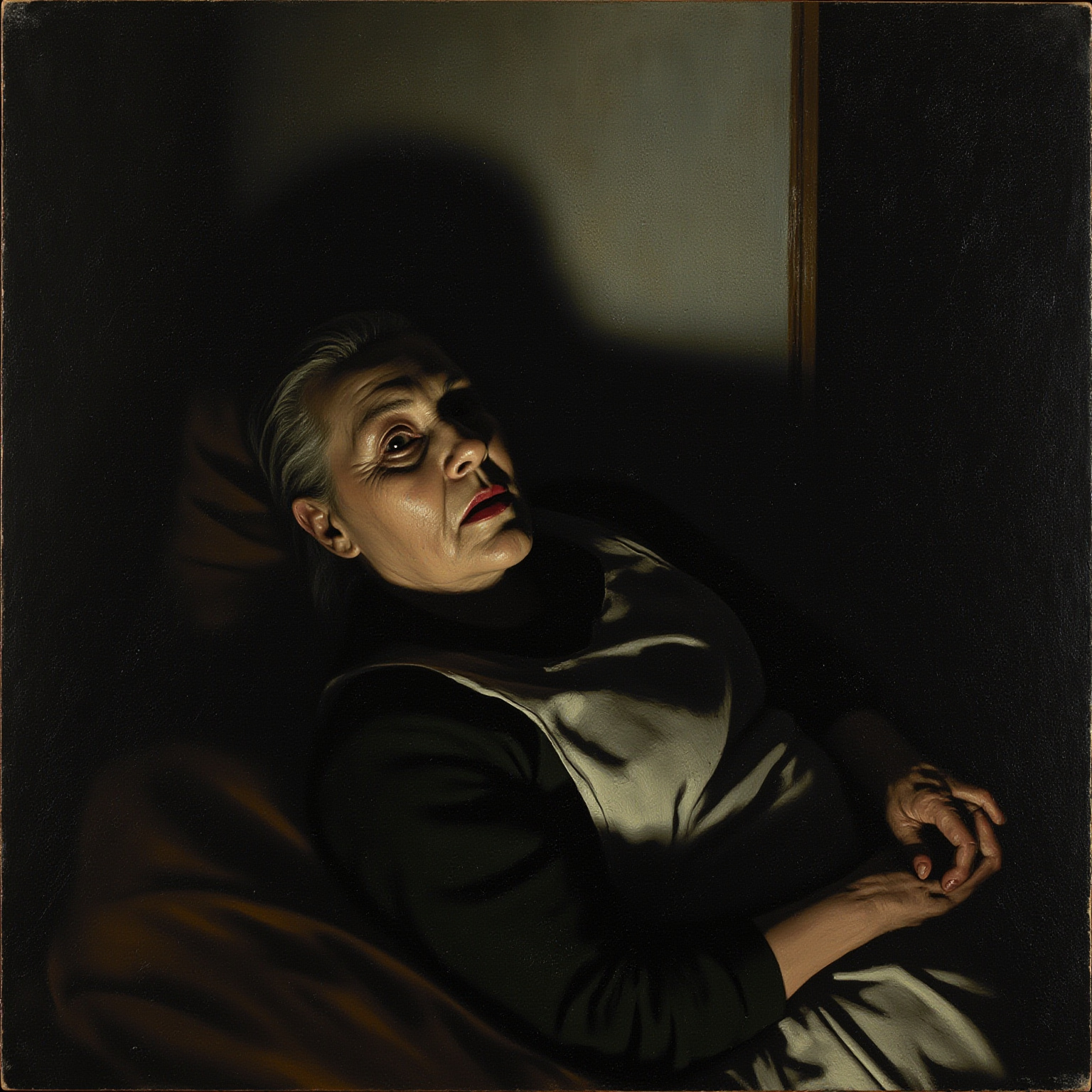 She died without a priest, as she had lived without a conscience, rotting where she had sinned.