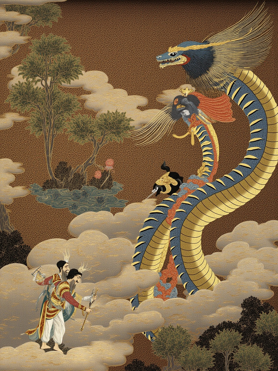 我是普塔之灵，我的形貌以黄金与青金石铸就，身长三十肘尺。