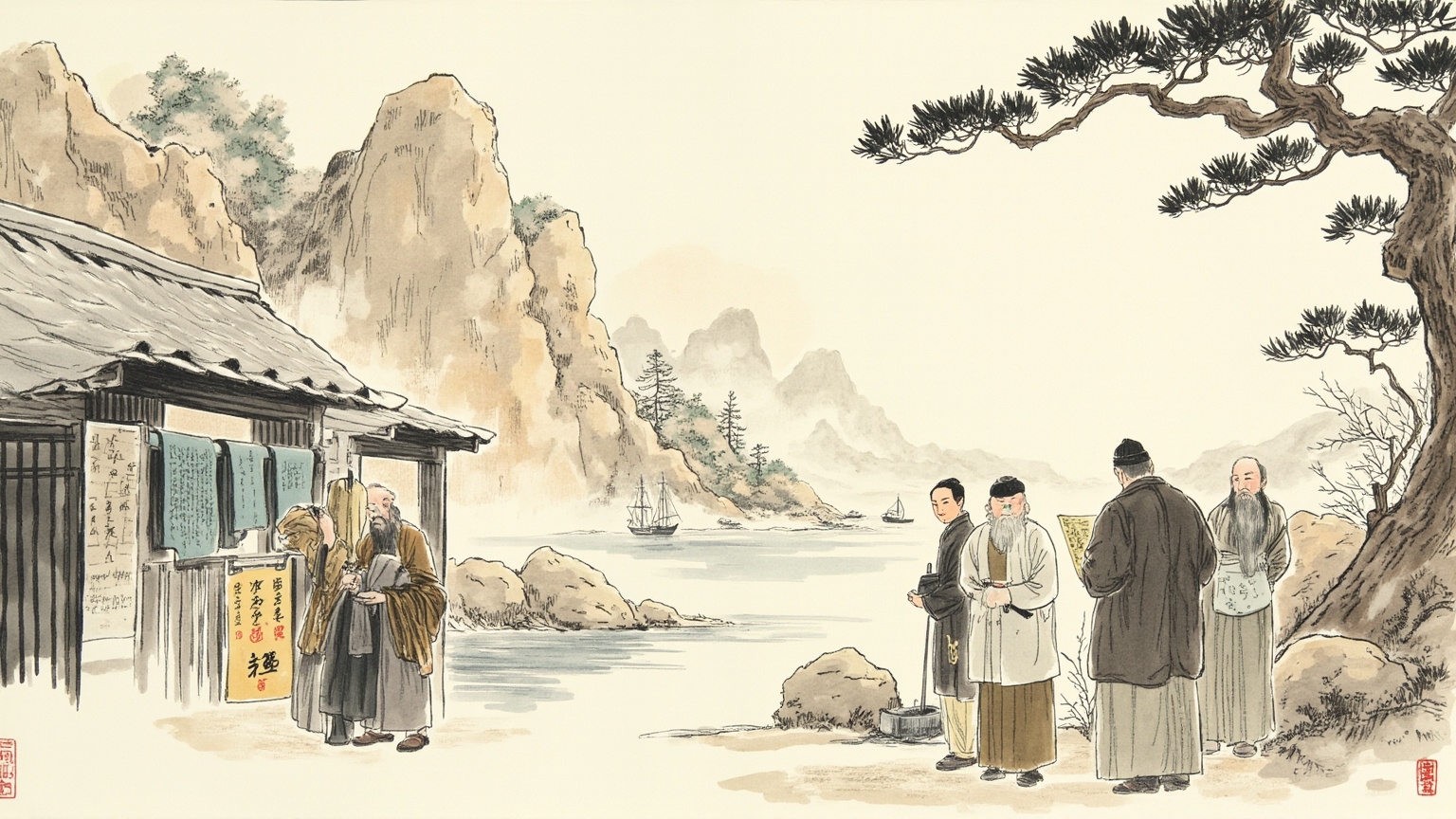 The mast snapped; the sea poured in to the third plank of the hold — and a monk began to write the days down.