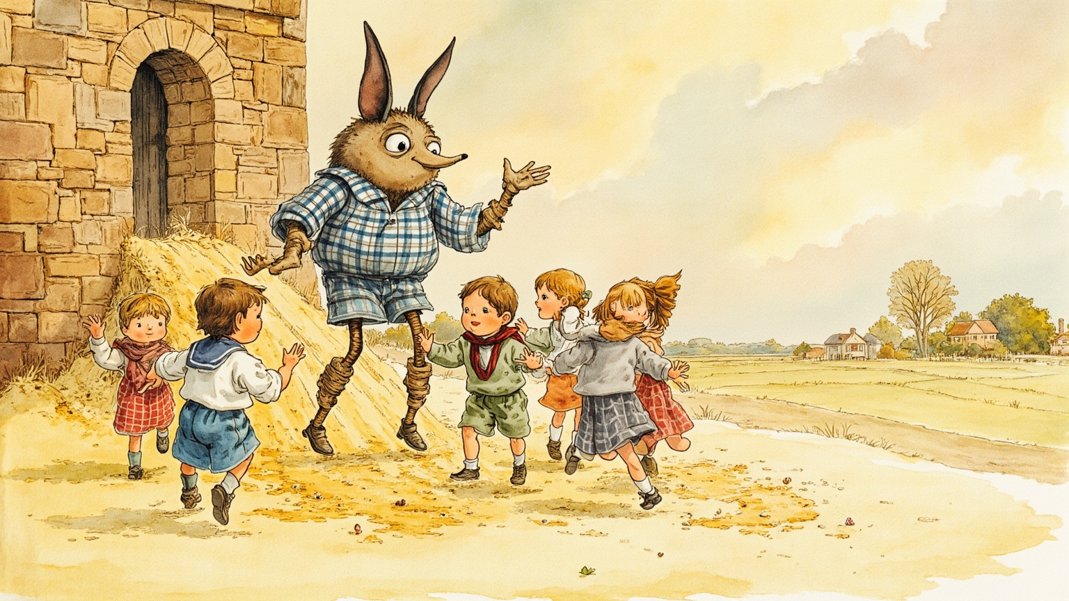 'I only wish I was bigger than him, that's all.' He dug his fingers in the sand, and sprang up, for his hand had touched something furry.