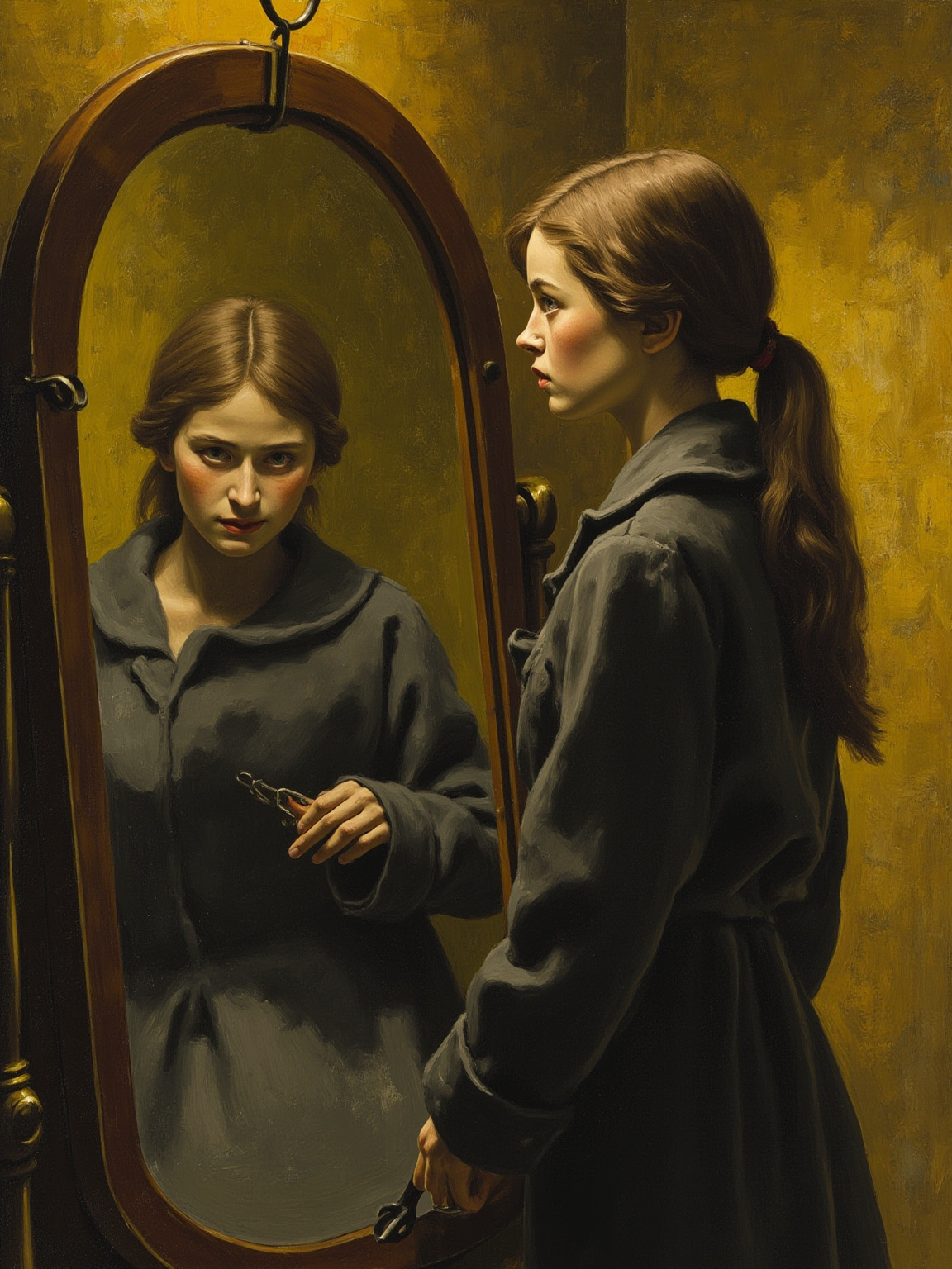 She had a habit for saying little silent prayers about the simplest everyday things, and now she whispered: "Please God, make him think I am still pretty."