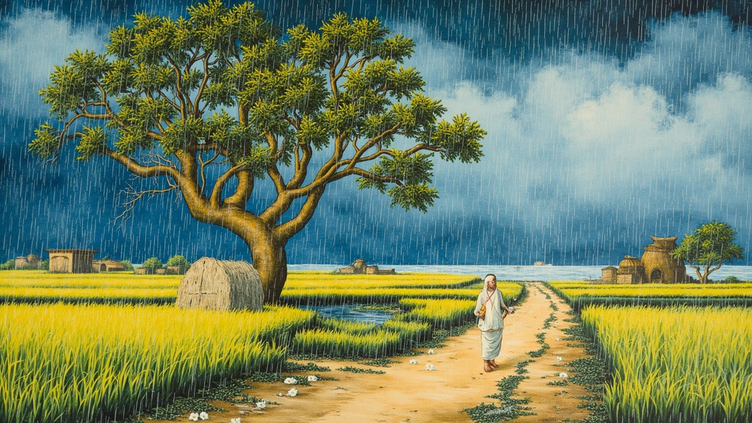 我唱过许多歌,带着种种心情,但它们所有的音符始终宣告:‘他来了,来了,永远在来。’