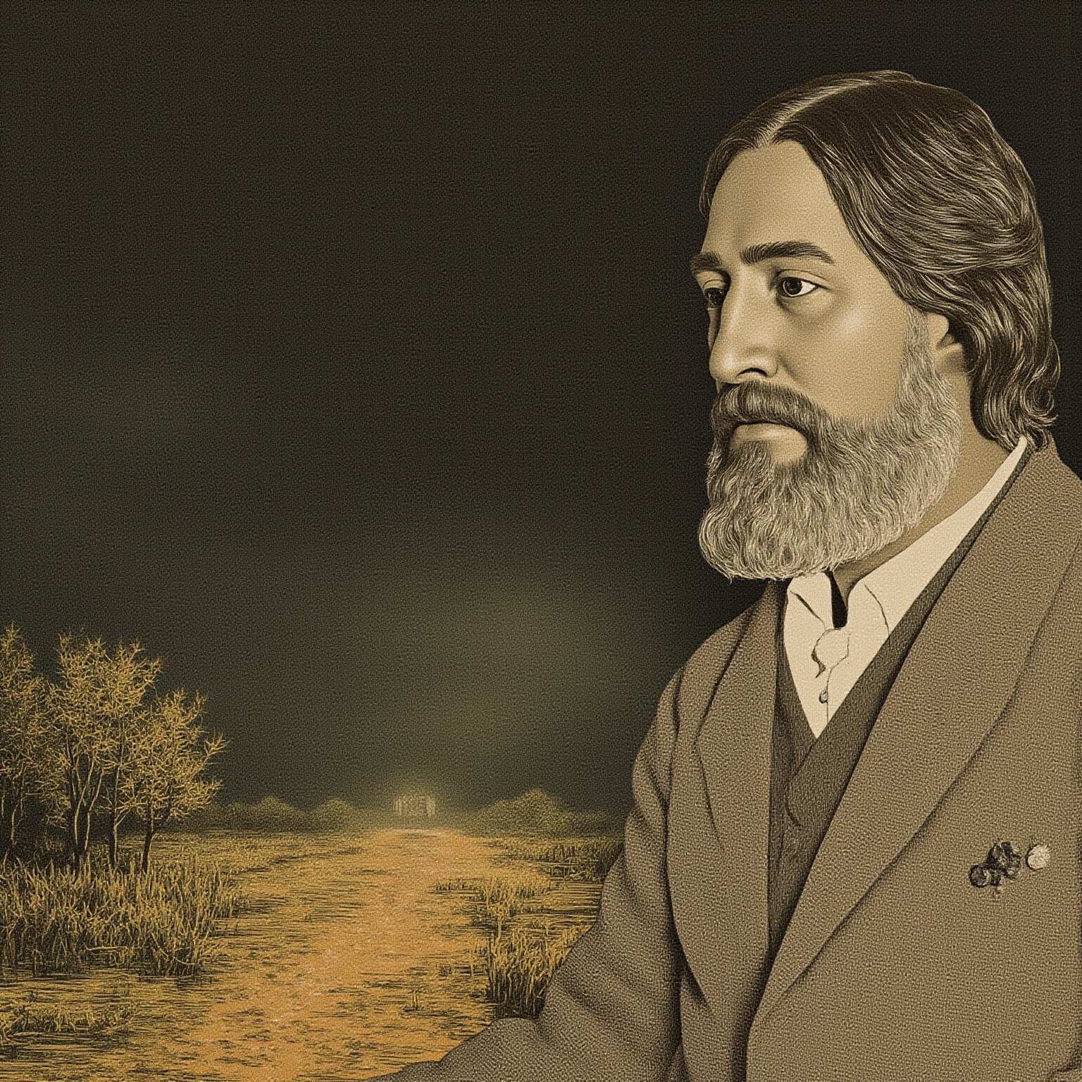 The night was so black that little Hans could hardly see, and the wind was so strong that he could scarcely stand.