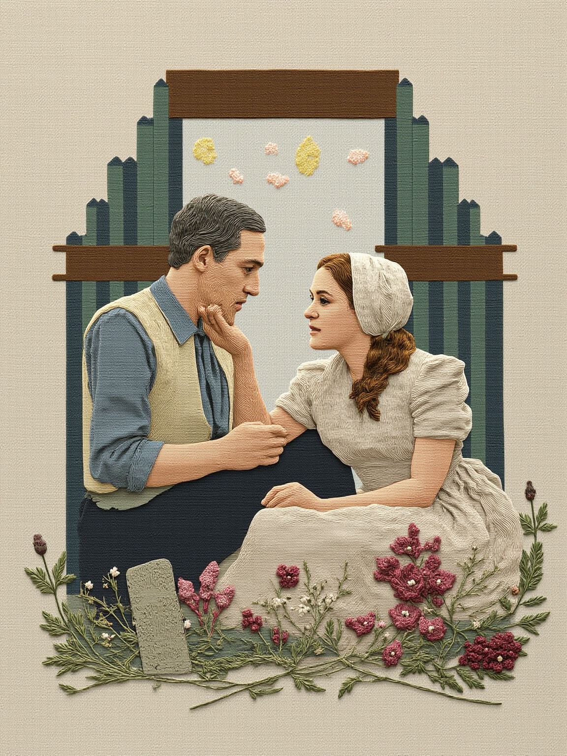 "Here is a new kind of rose, which I found this morning in the garden,"