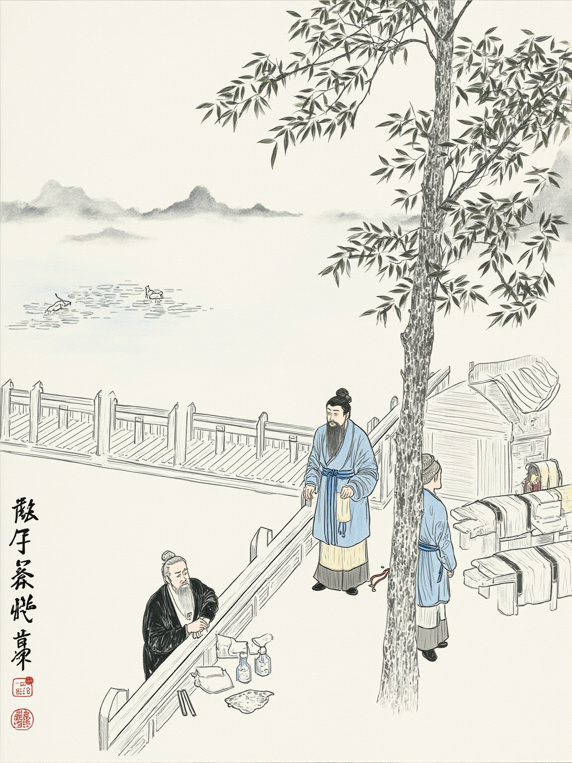 汝中所见，止接上根之人；德洪所见，是为中下之根而设。