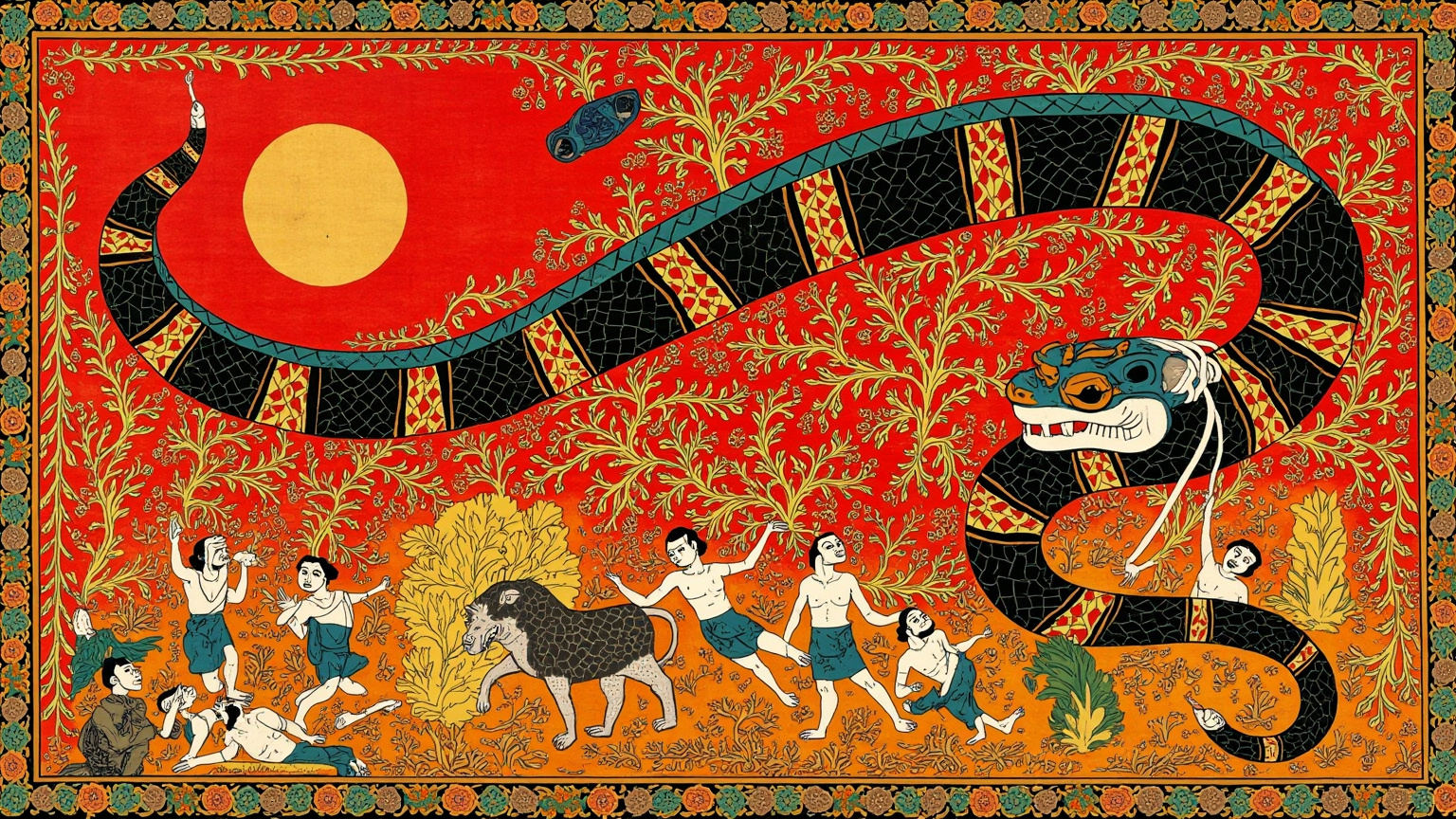 He whistled with surprise when he saw Mowgli being dragged up to a treetop and heard him give the Kite call for--"We be of one blood, thou and I."