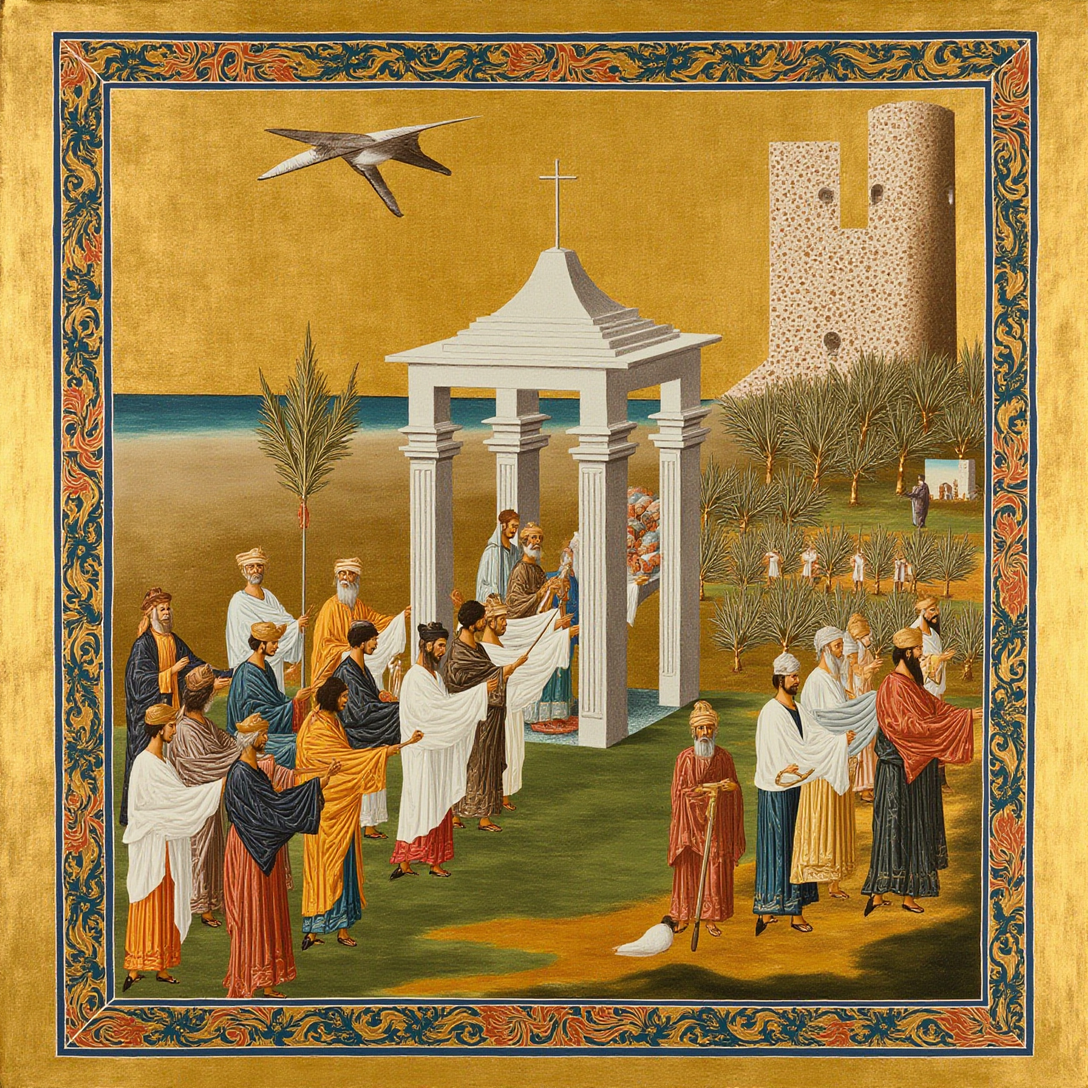 And they brought the Tabernacle of the God of Israel into the house of our Lord, and set it up at Aksum, in the Chapel of the Tablet.