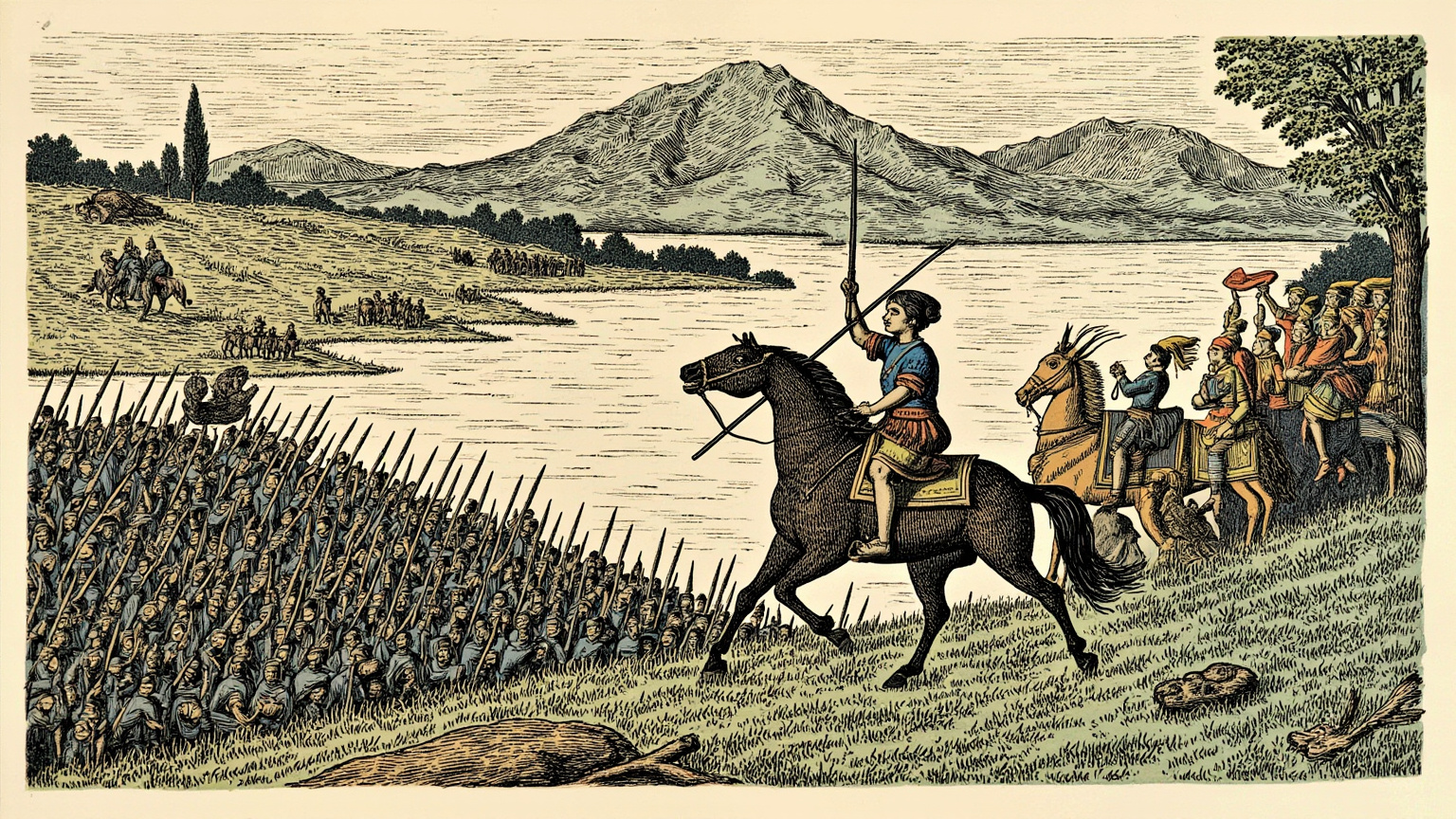 Lautaro, once captive among the Spaniards, turned the conqueror's own arts back against them, and struck terror into the ranks he had served.