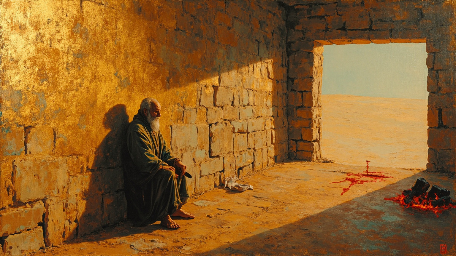 When the sham of demons faded, Antony was left alone, and the Lord was with him.