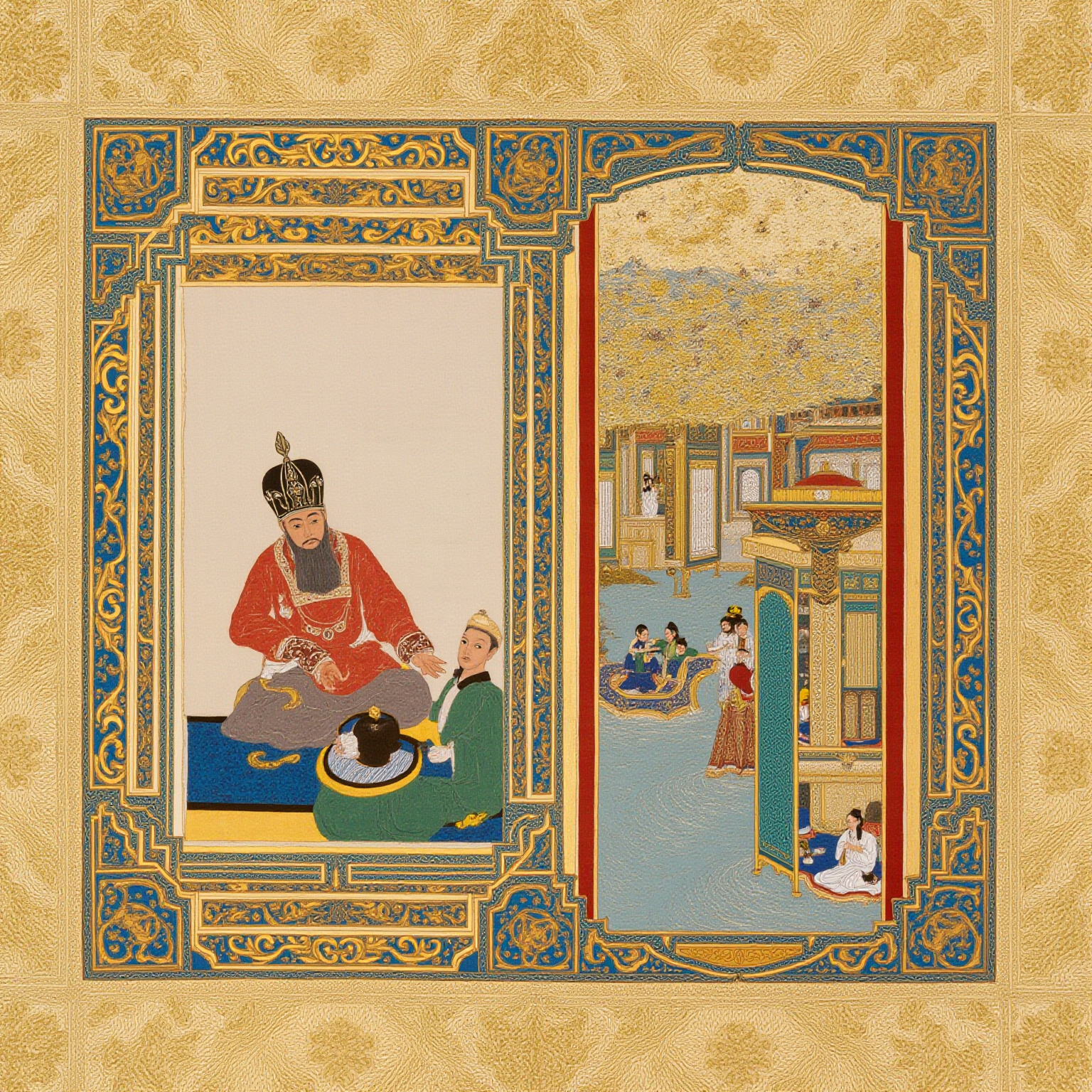 He it is who sends his messengers and envoys throughout the world, and he is the most mighty lord of all the Tartars.