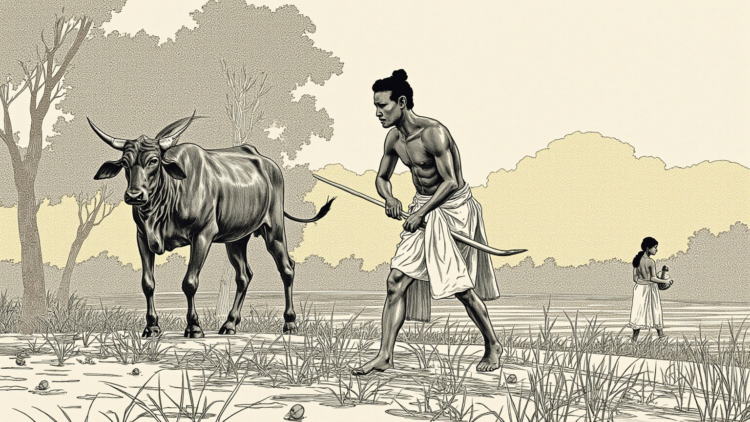 The village was silent; the buffalo were gone, and the songs were heard no more.