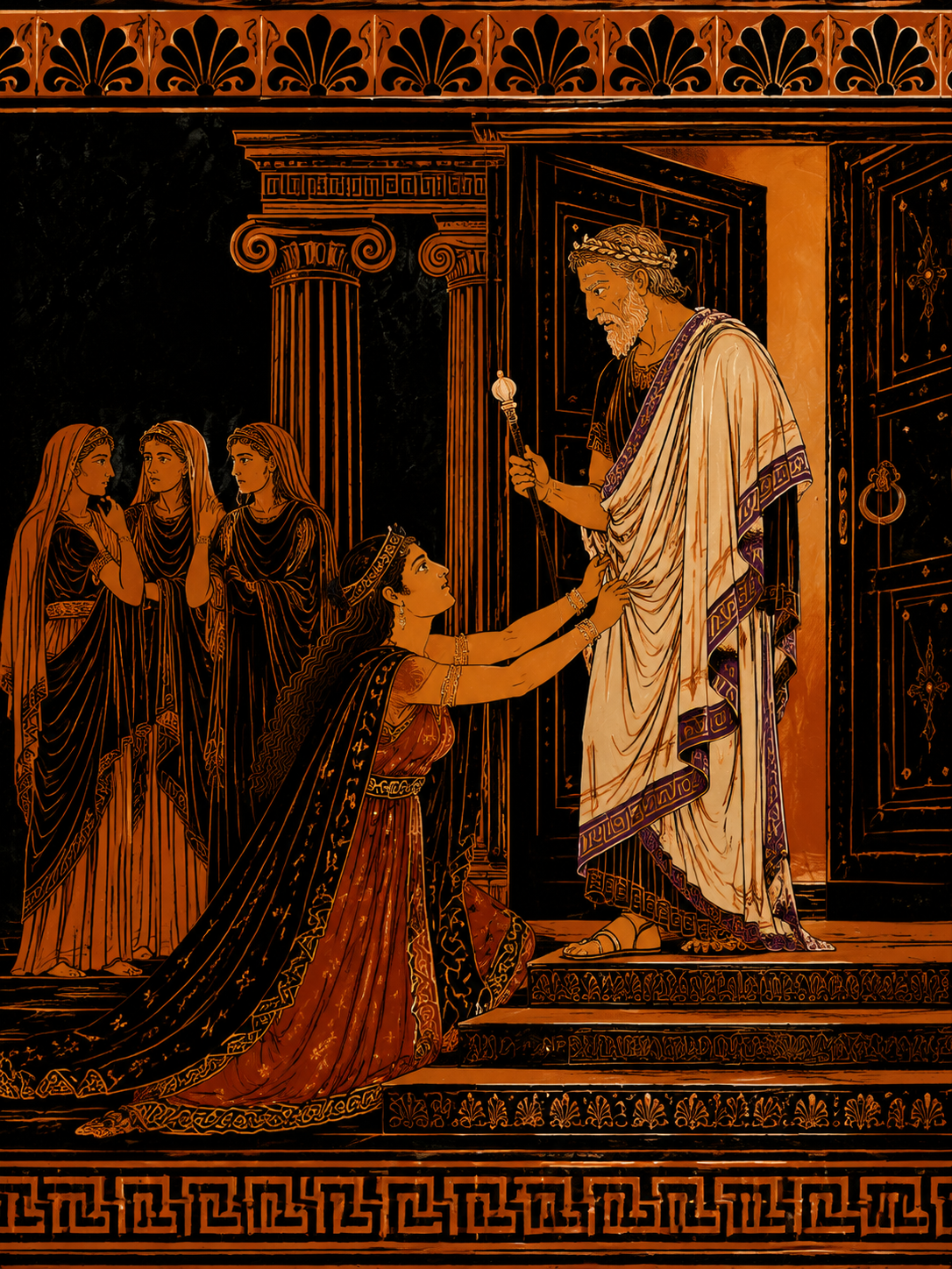 Wert thou not false, 'twas thine to tell me all, And charge me help thy marriage path, as I Did love thee; not befool me with a lie.