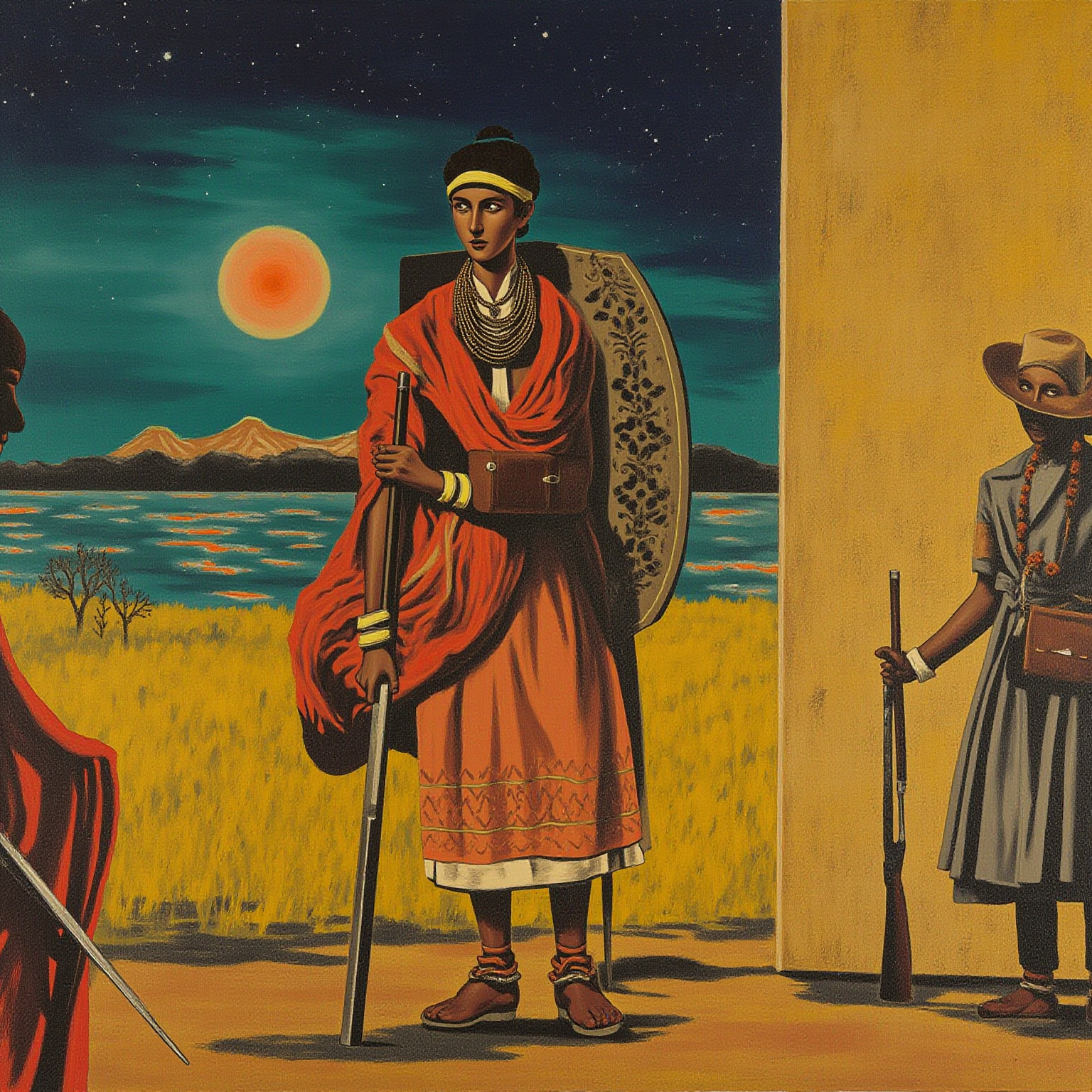 Ra-Thaga had been named by his people the "Bird-man," because his eyes were bright, and he could see far across the yellow grass.