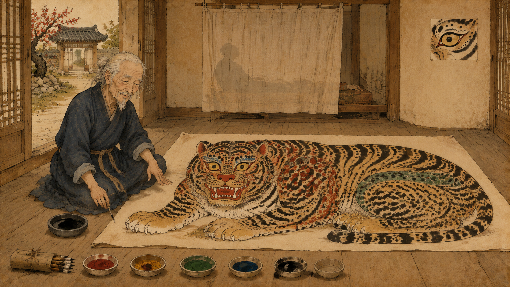 The flat unmodulated tiger