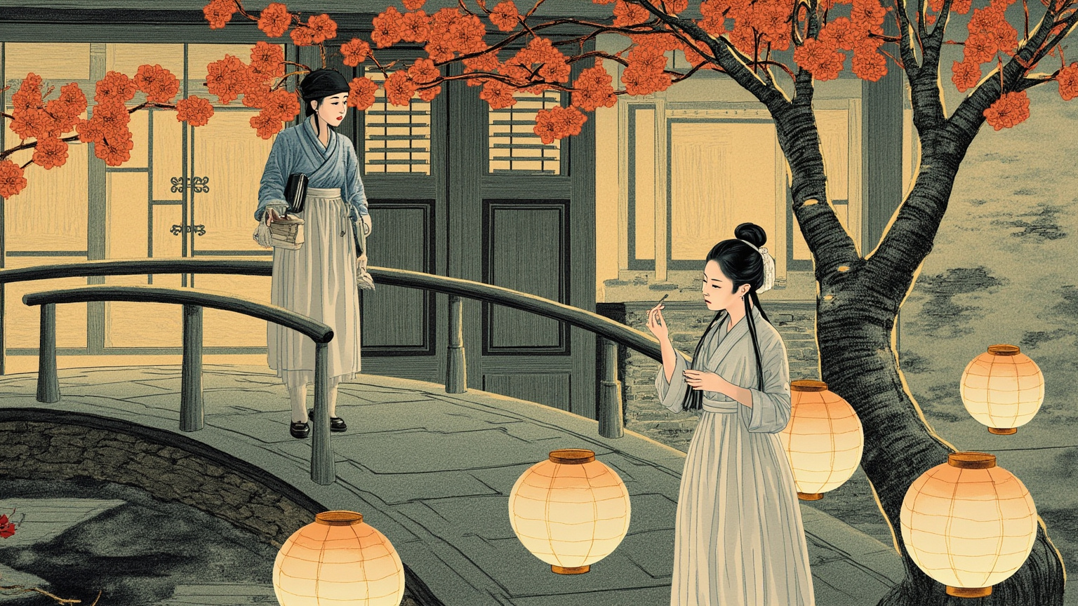 The osmanthus still bloomed under the old pavilion, but the girl who once waited there had long since become another man's wife.